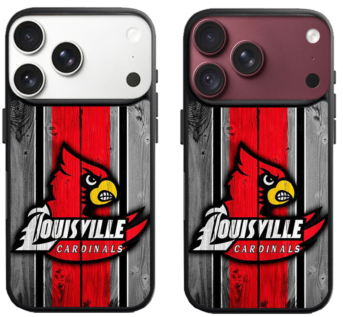 Louisville Cardinals Striped iPhone 18 Pro | 18 Pro Max Case