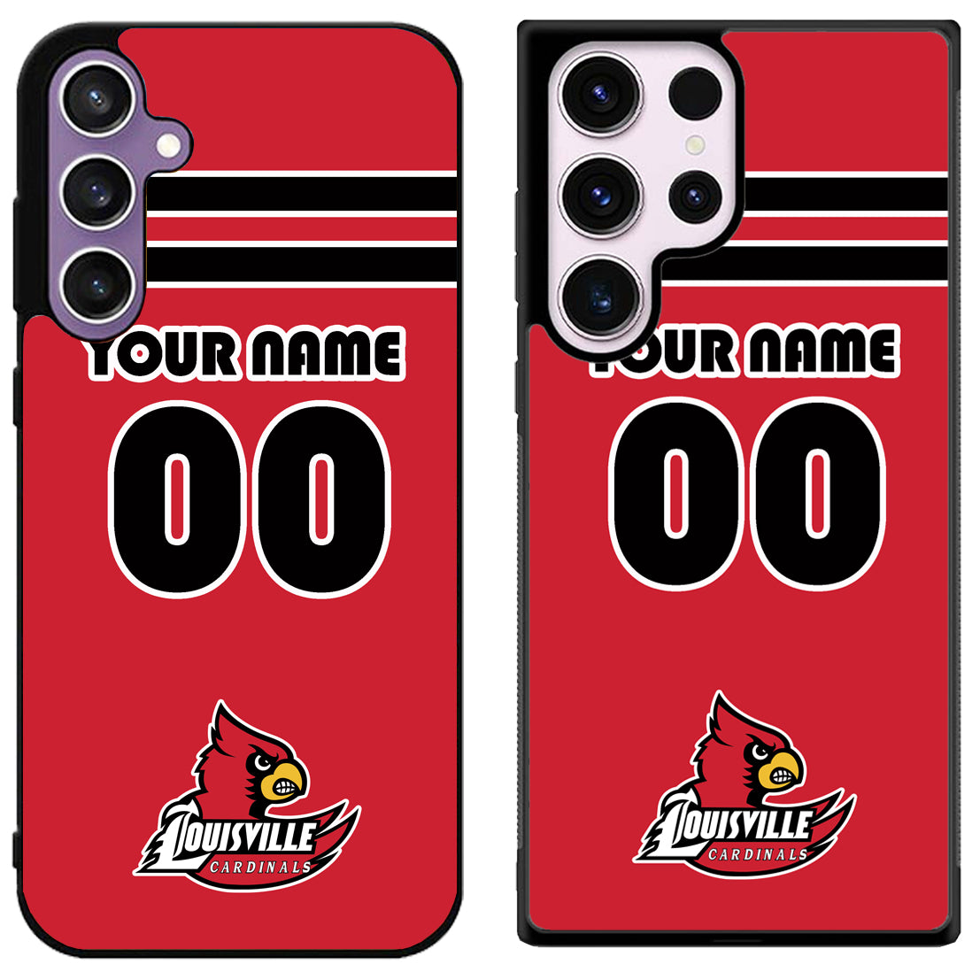 Custom Personalized Louisville Cardinals Samsung Galaxy S24 | S24+ | S24 Ultra Case