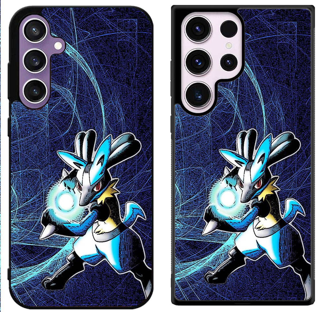 Lucario Pokemon Cover Samsung Galaxy S24 | S24+ | S24 Ultra Case