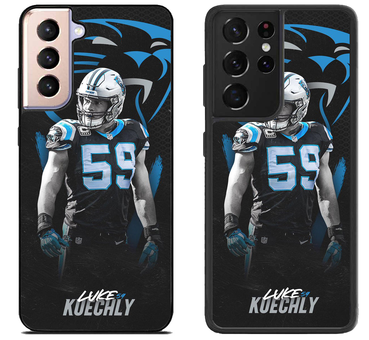 Luke Kuechly Carolina Samsung Galaxy S21 | S21 FE | S21+ | S21 Ultra Case