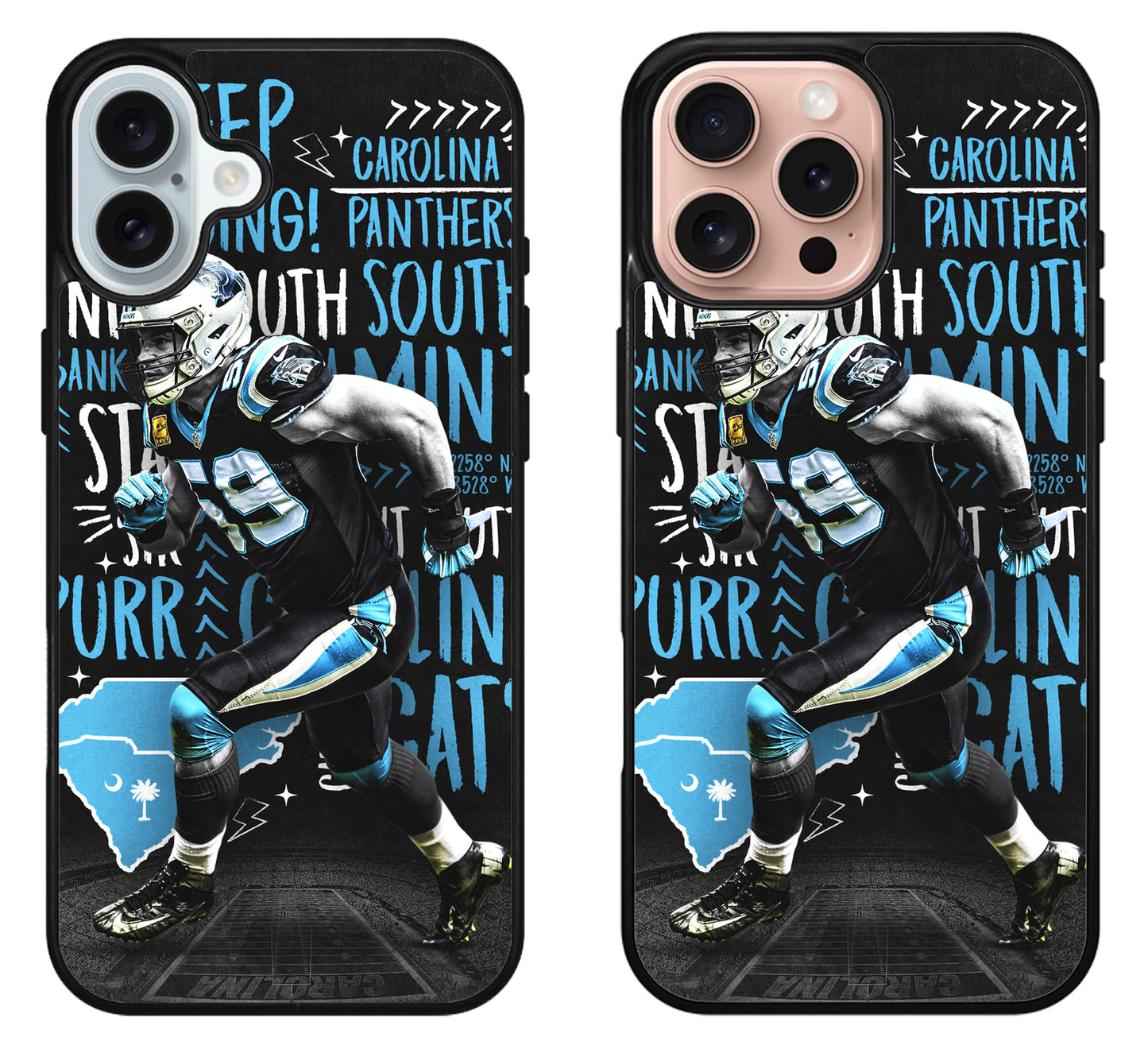 Luke Kuechly Cool iPhone 16 | 16 Plus | 16 Pro | 16 Pro Max Case