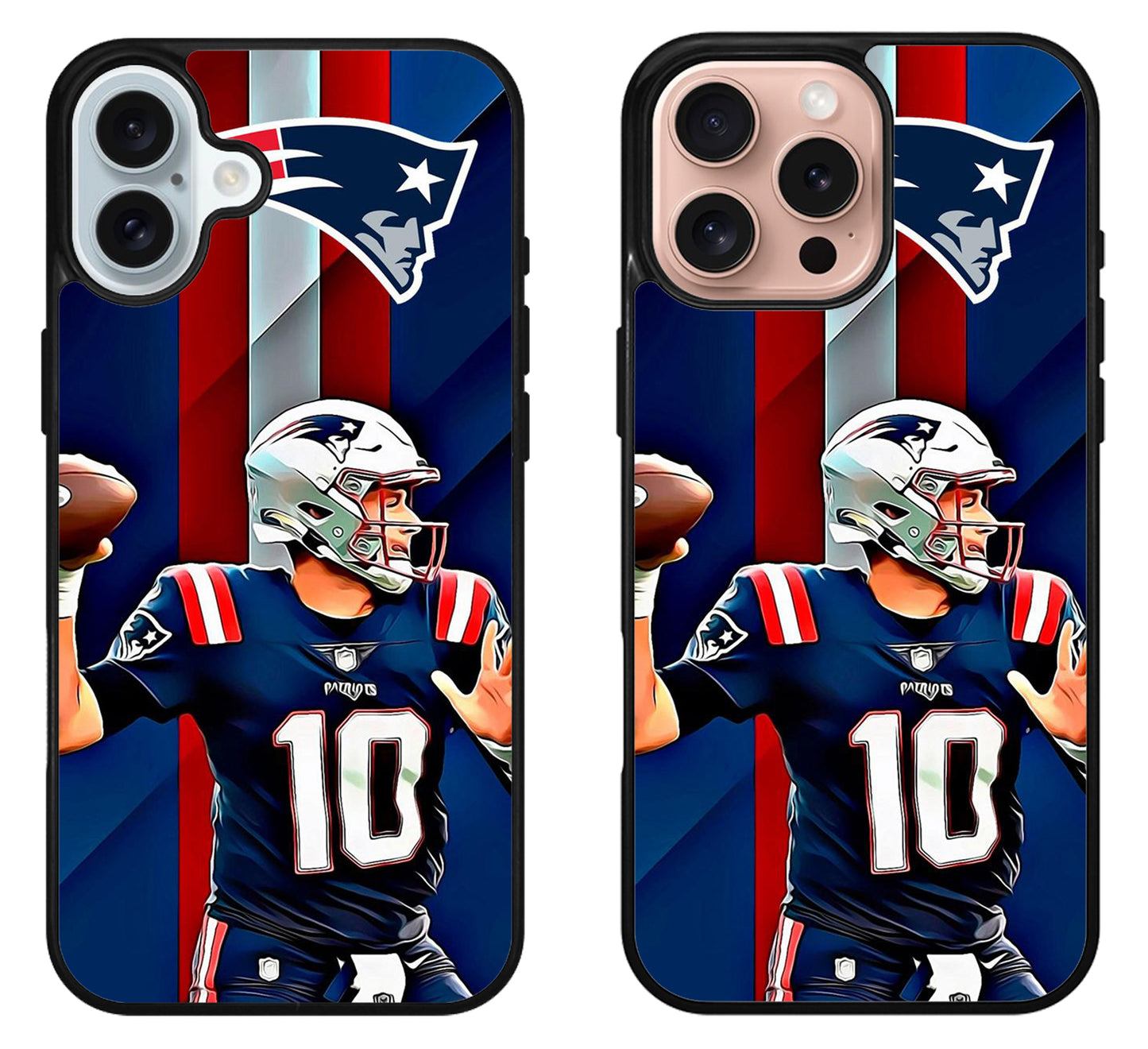 Mac Jones New England Patriots Style iPhone 16 | 16 Plus | 16 Pro | 16 Pro Max Case