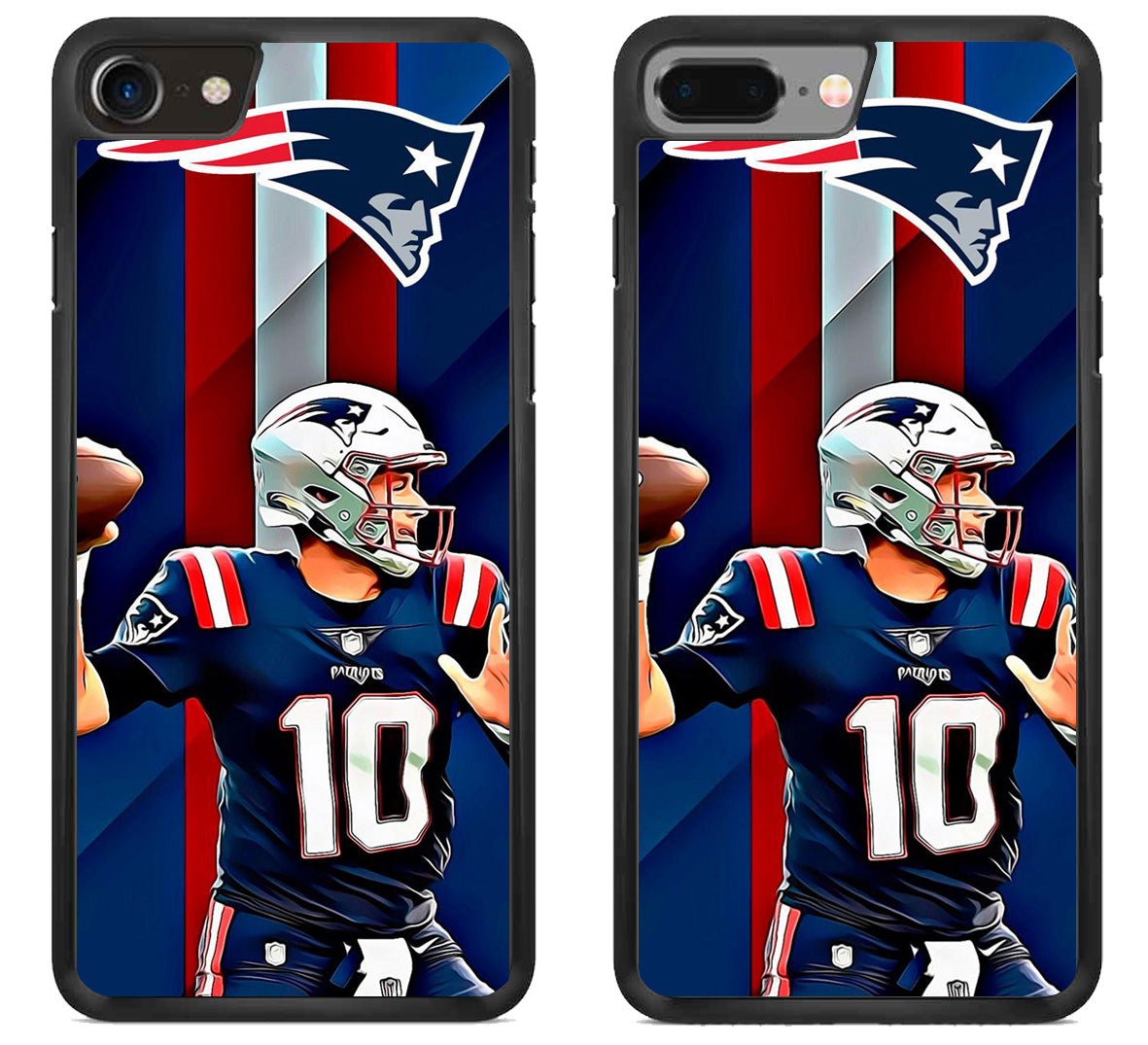Mac Jones New England Patriots Style iPhone 8 | 8 Plus Case