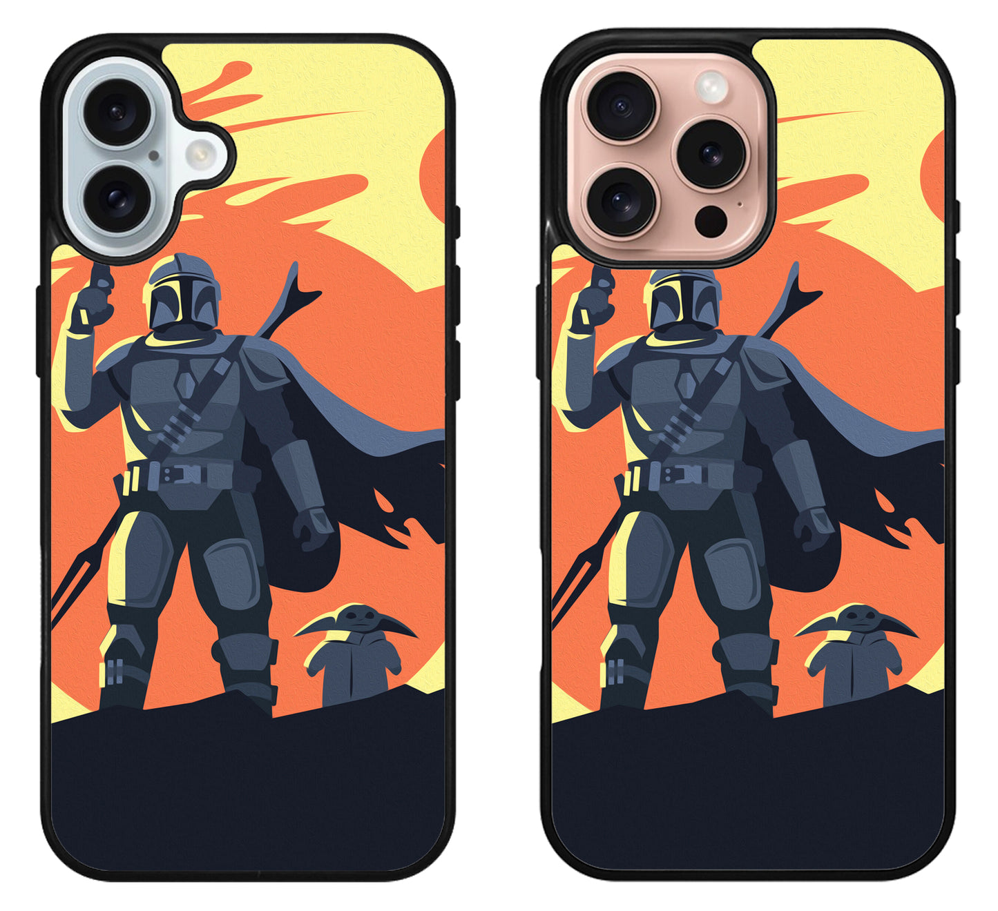 Mandalorian And Baby Yoda iPhone 16 | 16 Plus | 16 Pro | 16 Pro Max Case