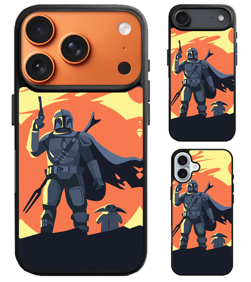 Mandalorian And Baby Yoda iPhone Air | iPhone 17 | 17 Pro | 17 Pro Max Case