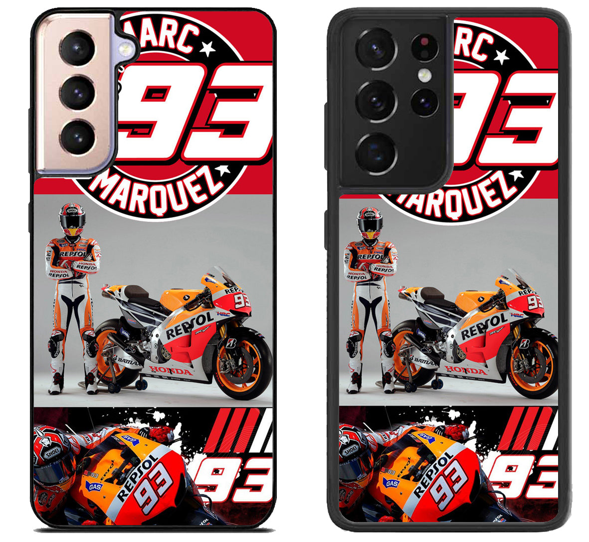 Marc Marquez Collage Samsung Galaxy S21 | S21 FE | S21+ | S21 Ultra Case
