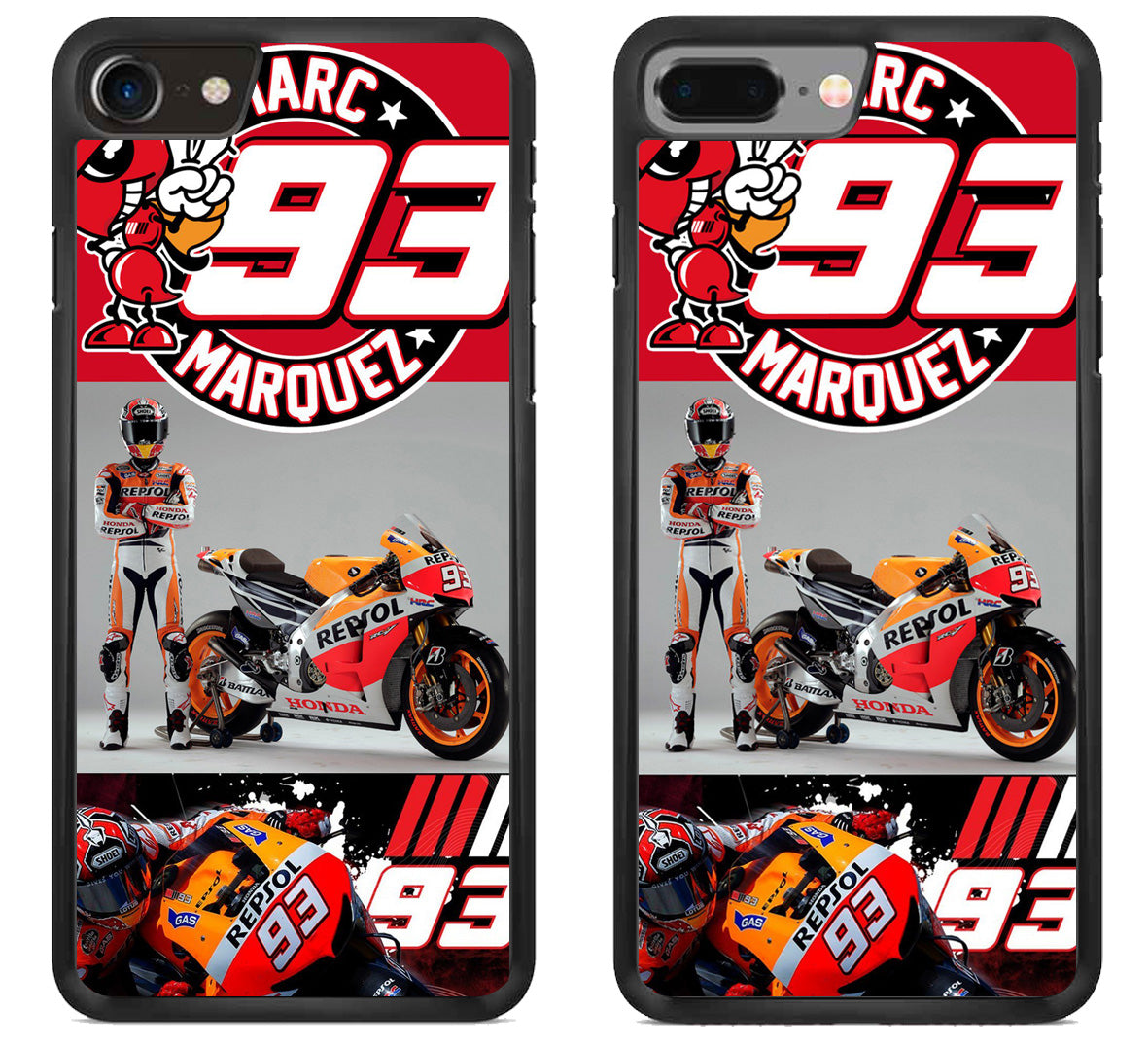 Marc Marquez Collage iPhone 8 | 8 Plus Case