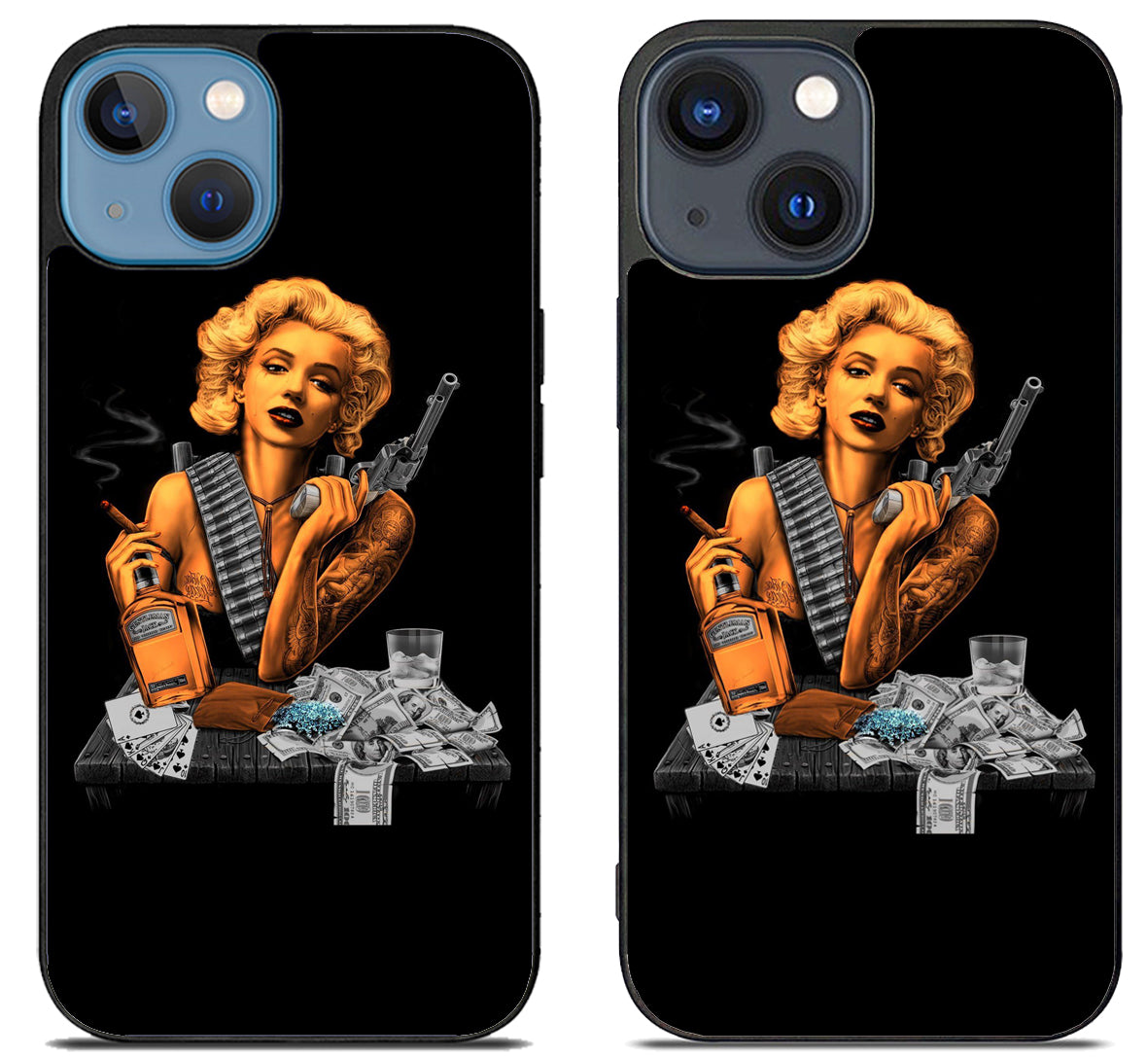 Marilyn Monroe Gangster Money iPhone 15 | iPhone 15 Plus Case