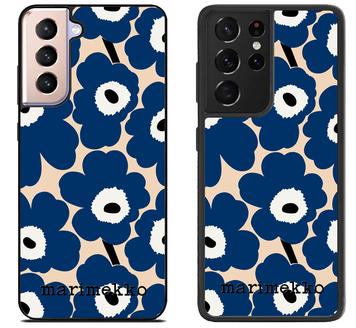 Marimekko Blue Samsung Galaxy S21 | S21 FE | S21+ | S21 Ultra Case