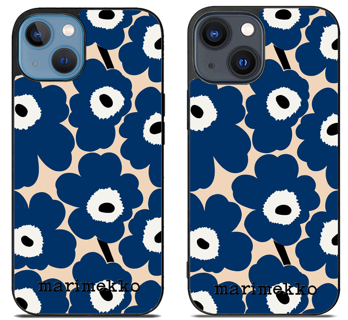 Marimekko Blue iPhone 15 | iPhone 15 Plus Case