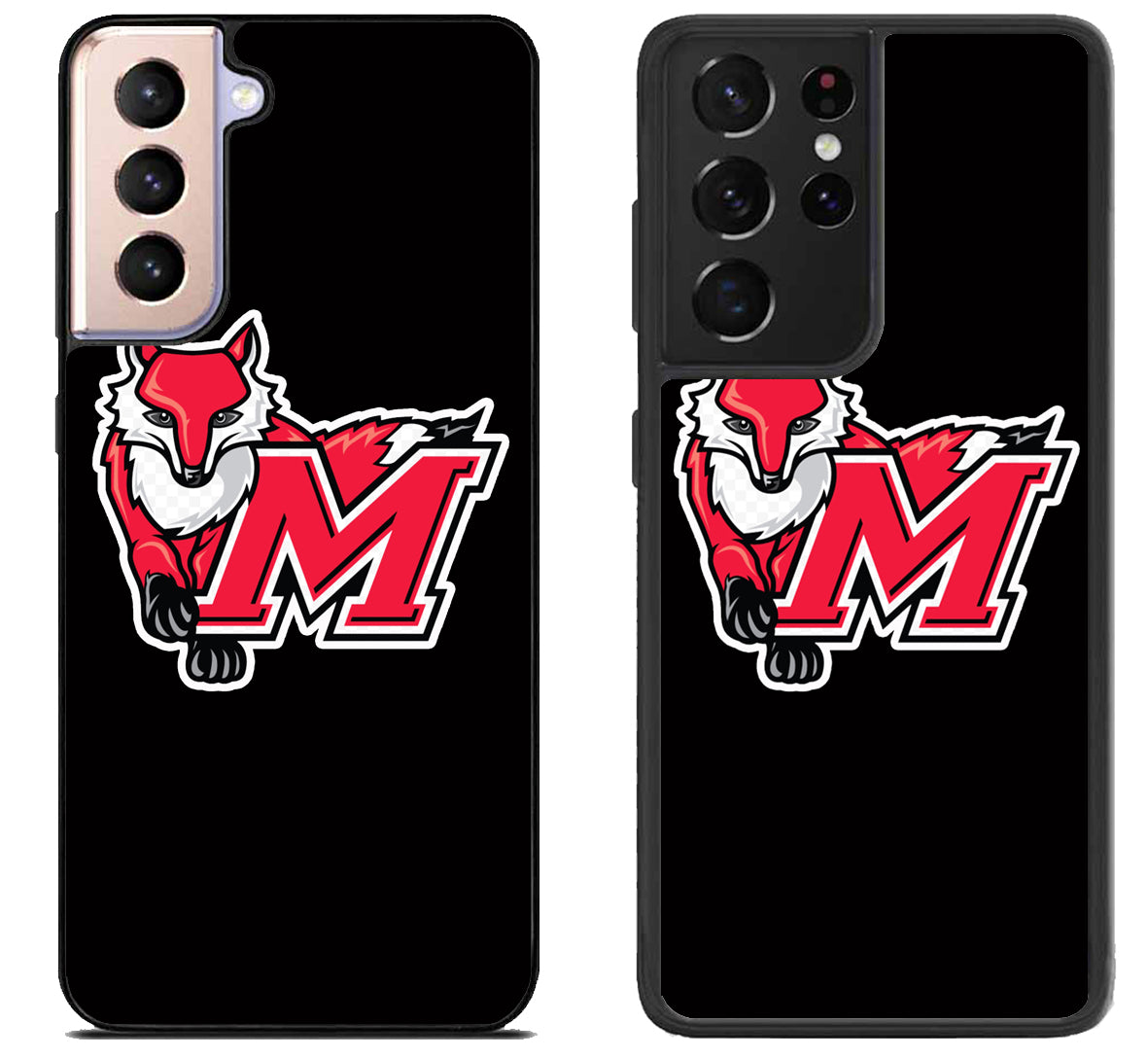 Marist Red Foxes Black Samsung Galaxy S21 | S21 FE | S21+ | S21 Ultra Case
