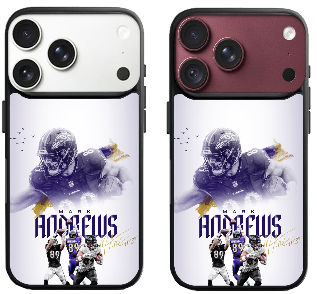 Mark Andrews Baltimore Ravens Signature Collage iPhone 18 Pro | 18 Pro Max Case