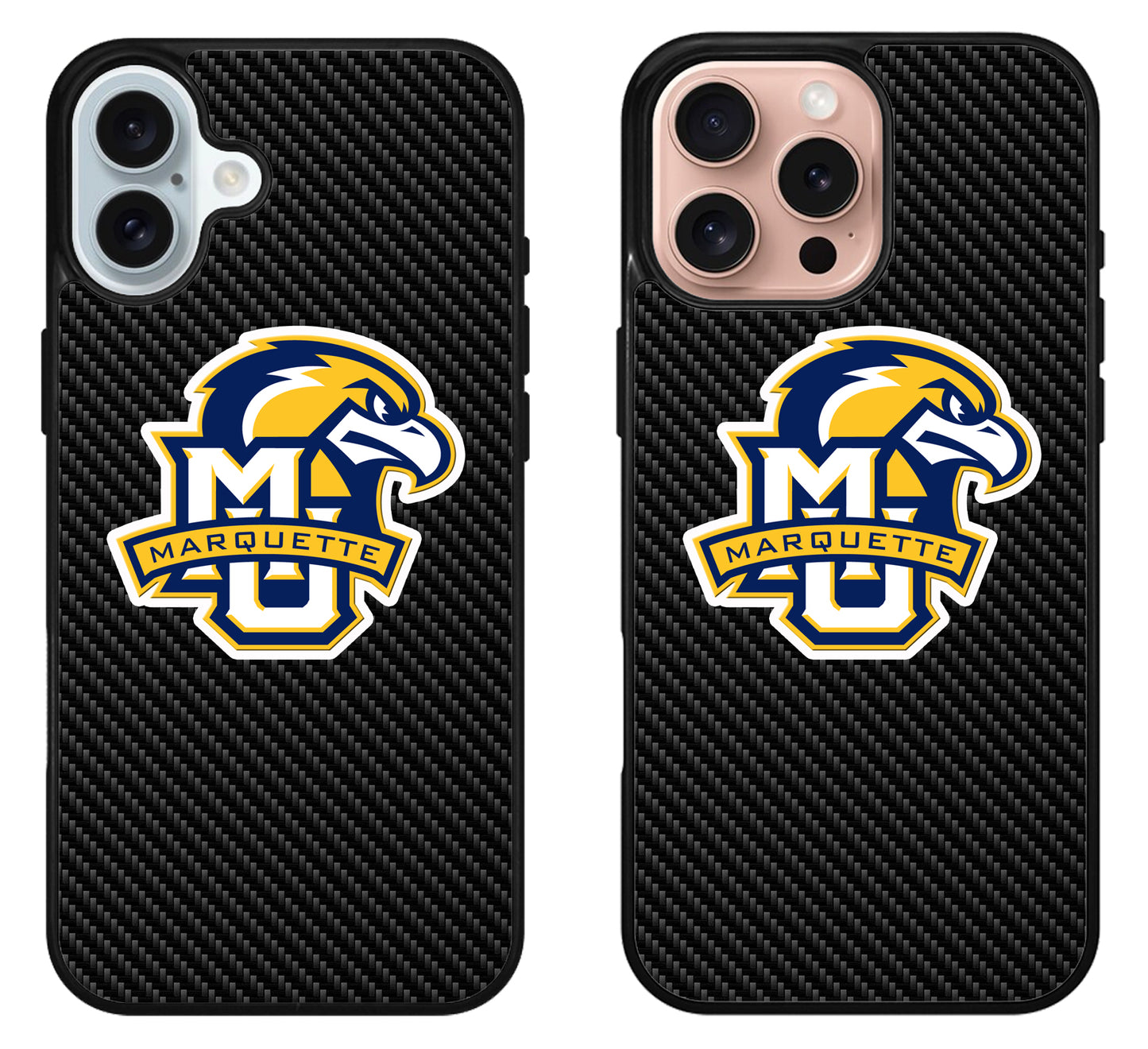 Marquette Golden Eagles Carbon iPhone 16 | 16 Plus | 16 Pro | 16 Pro Max Case