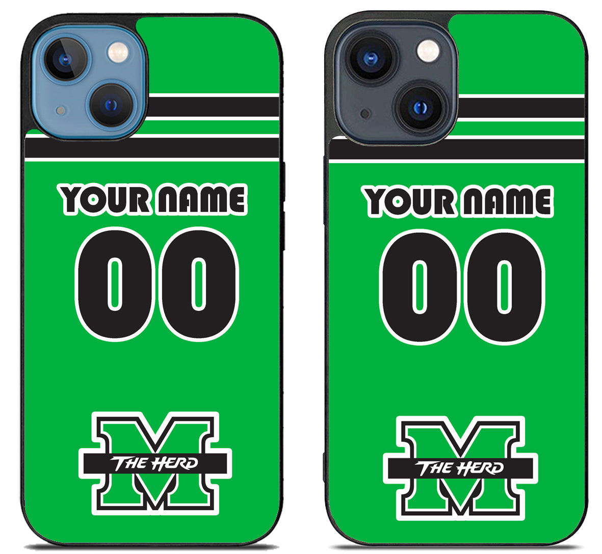 Custom Personalized Marshall Thundering Herd iPhone 15 | iPhone 15 Plus Case
