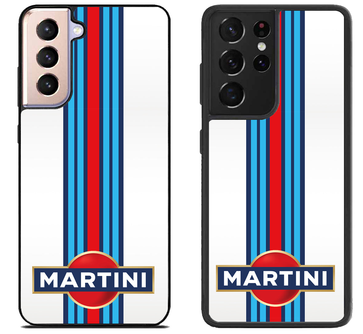 Martini racing Logo Striped Samsung Galaxy S21 | S21 FE | S21+ | S21 Ultra Case