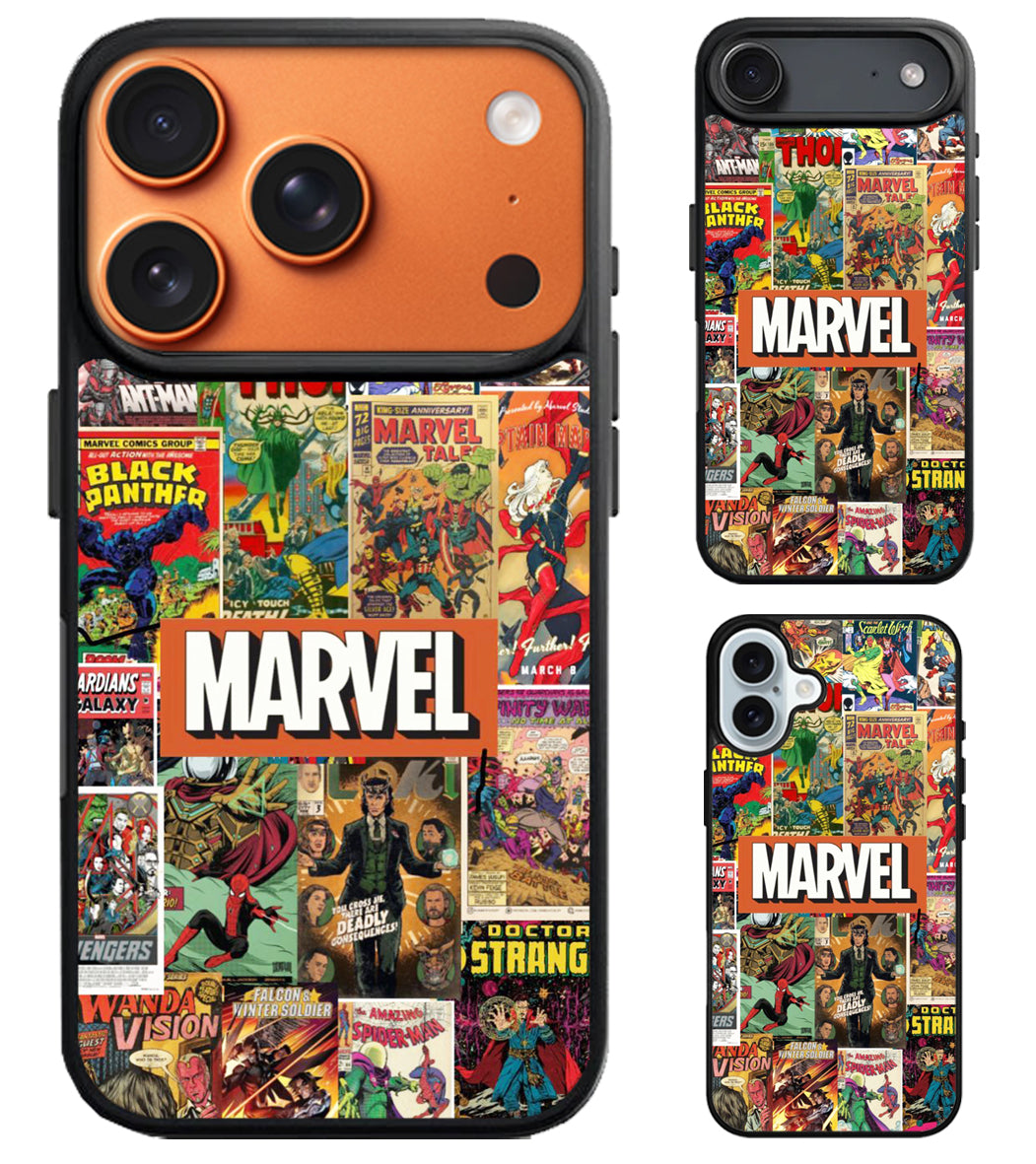 Marvel Collage iPhone Air | iPhone 17 | 17 Pro | 17 Pro Max Case