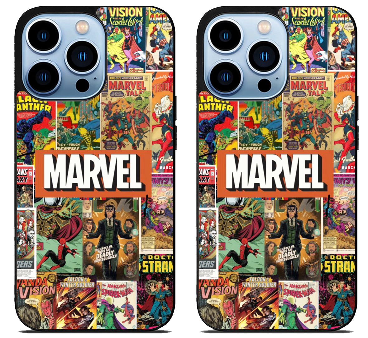 Marvel Collage iPhone 15 Pro | iPhone 15 Pro Max Case
