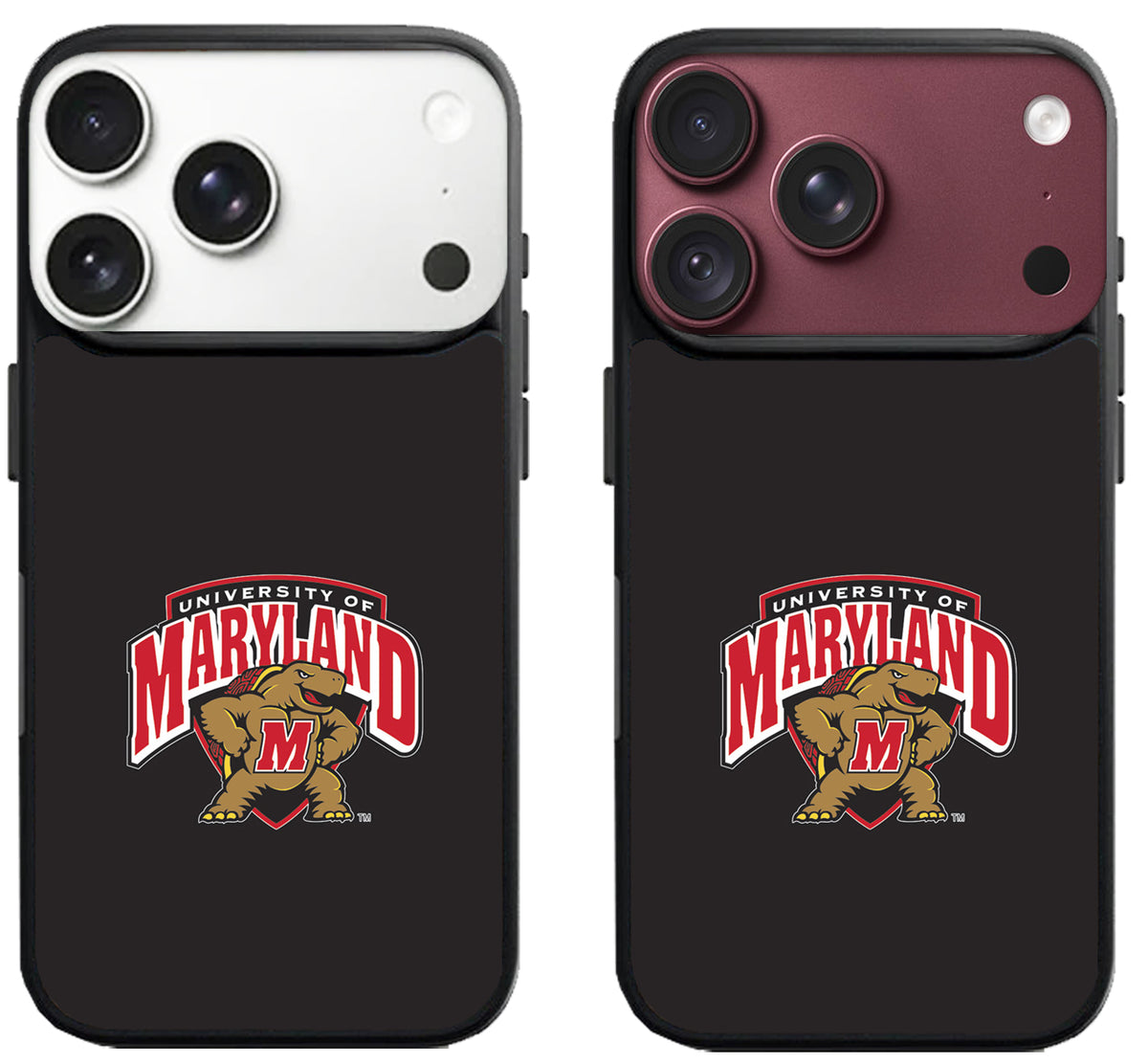 Maryland Terrapins Logo Black iPhone 18 Pro | 18 Pro Max Case