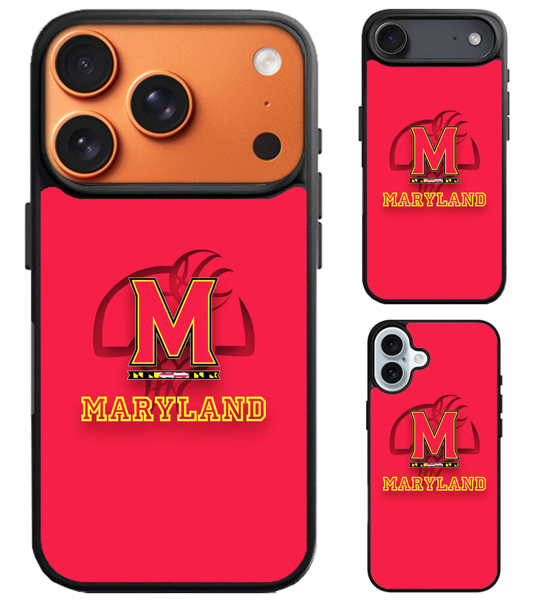 Maryland Terrapins Red iPhone Air | iPhone 17 | 17 Pro | 17 Pro Max Case