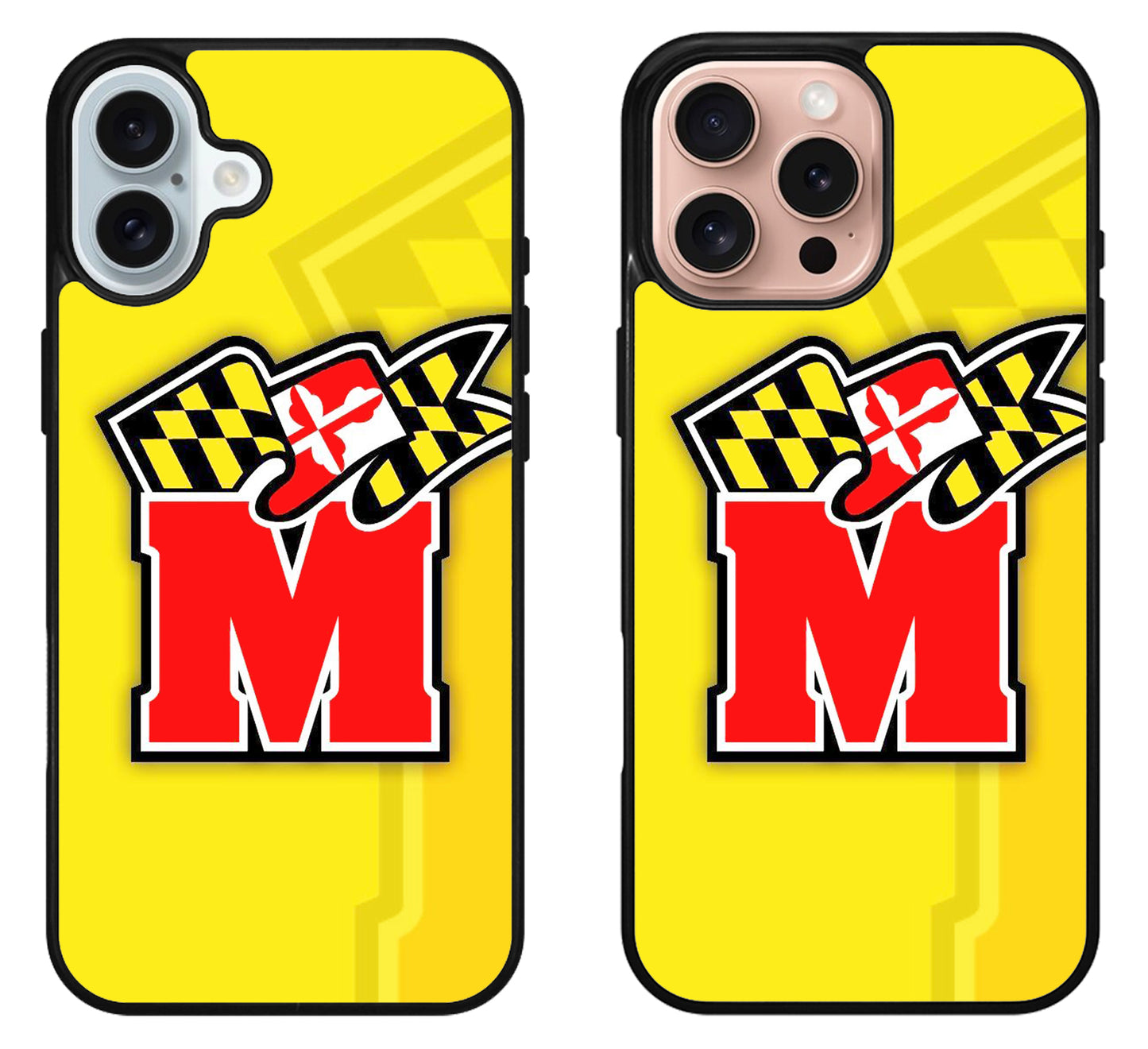 Maryland Terrapins Yellow iPhone 16 | 16 Plus | 16 Pro | 16 Pro Max Case