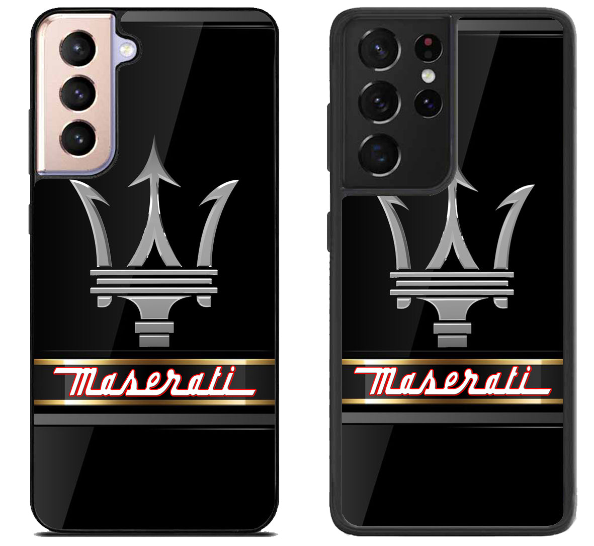 Maserati Black Metallic Samsung Galaxy S21 | S21 FE | S21+ | S21 Ultra Case
