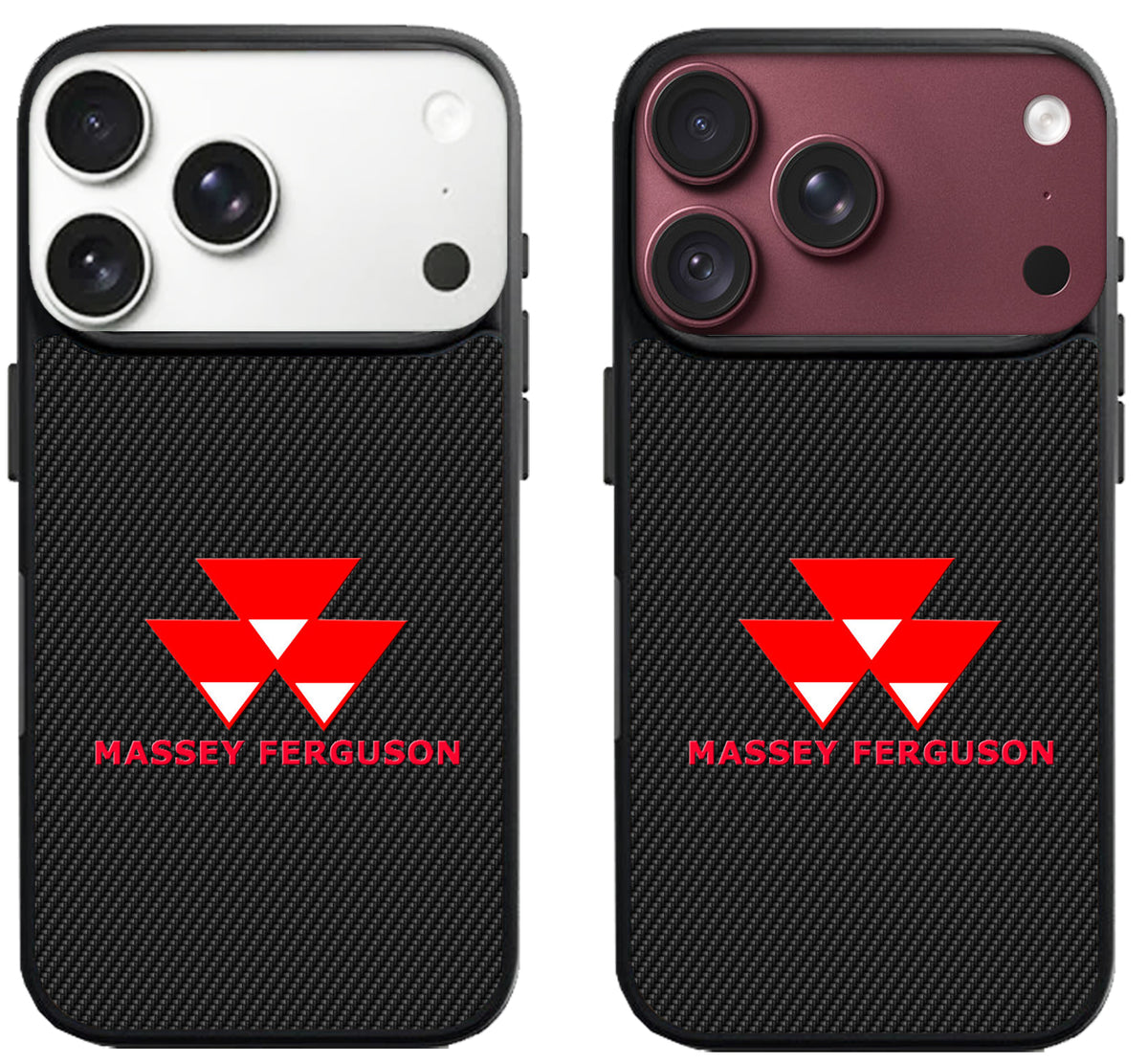 Massey Ferguson Black Carbon iPhone 18 Pro | 18 Pro Max Case