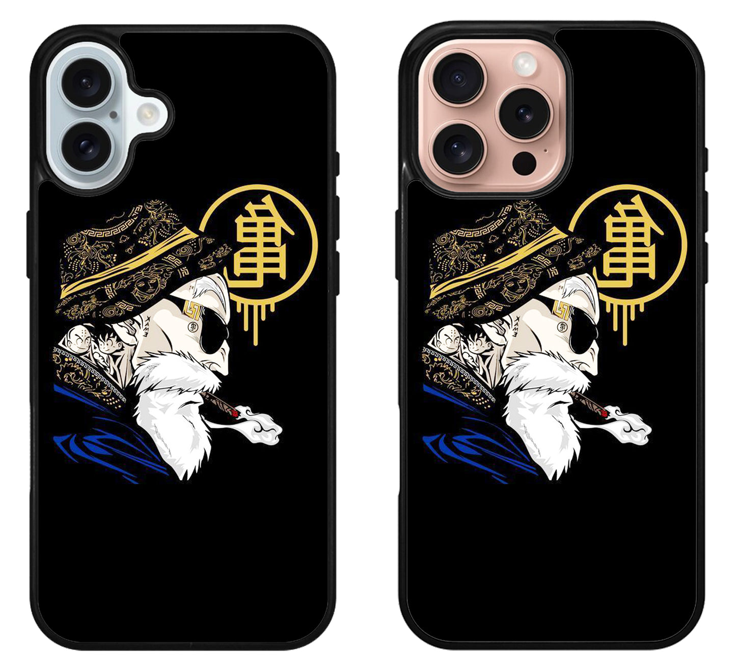 Master Roshi dragon ball Black iPhone 16 | 16 Plus | 16 Pro | 16 Pro Max Case