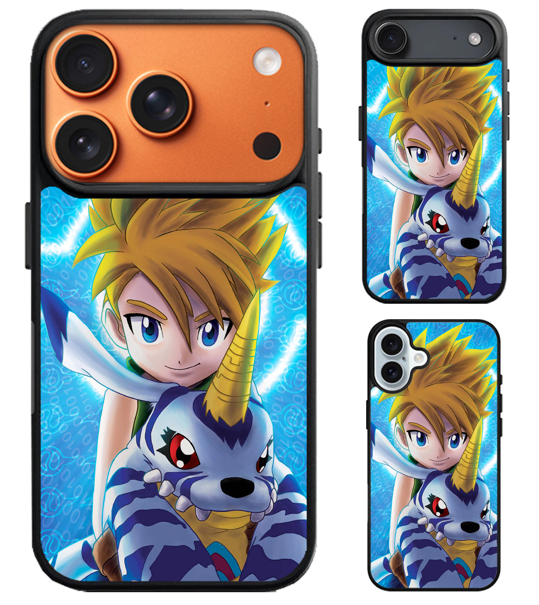 Matt & Gabumon Digimon iPhone Air | iPhone 17 | 17 Pro | 17 Pro Max Case
