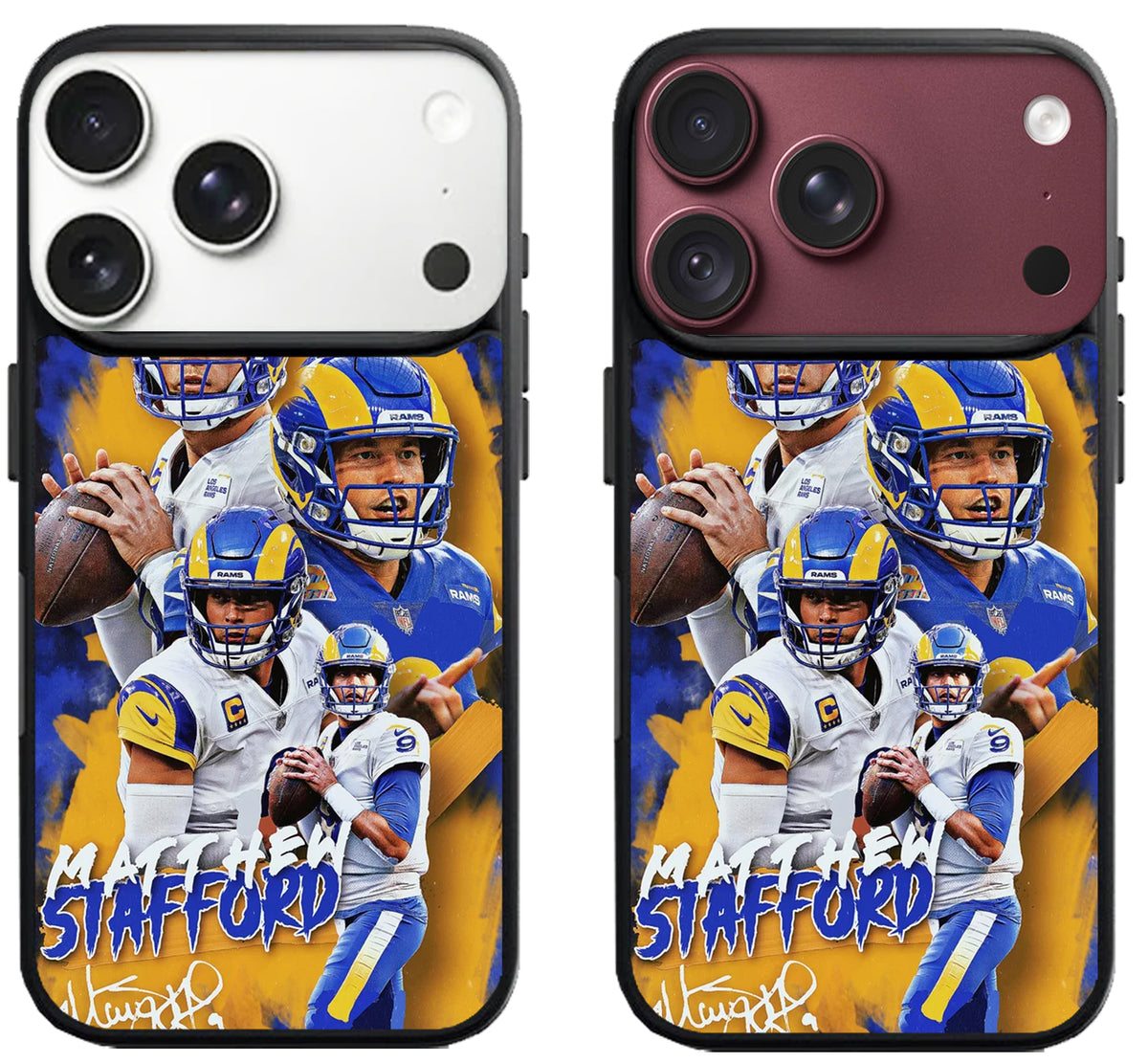 Matthew Stafford Signature Collage iPhone 18 Pro | 18 Pro Max Case
