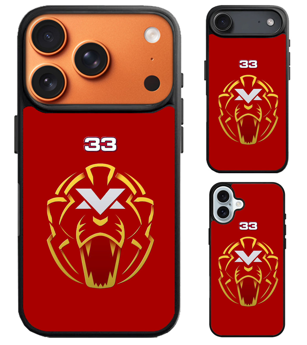 Max Verstappen lion Red iPhone Air | iPhone 17 | 17 Pro | 17 Pro Max Case