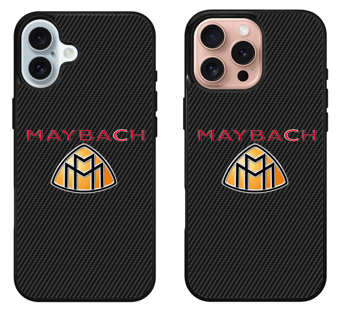 Maybach Black Carbon iPhone 16 | 16 Plus | 16 Pro | 16 Pro Max Case