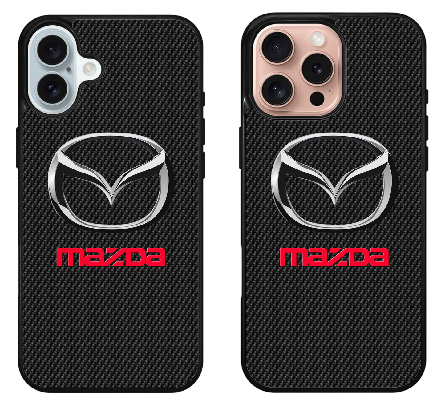 Mazda Black Carbon iPhone 16 | 16 Plus | 16 Pro | 16 Pro Max Case