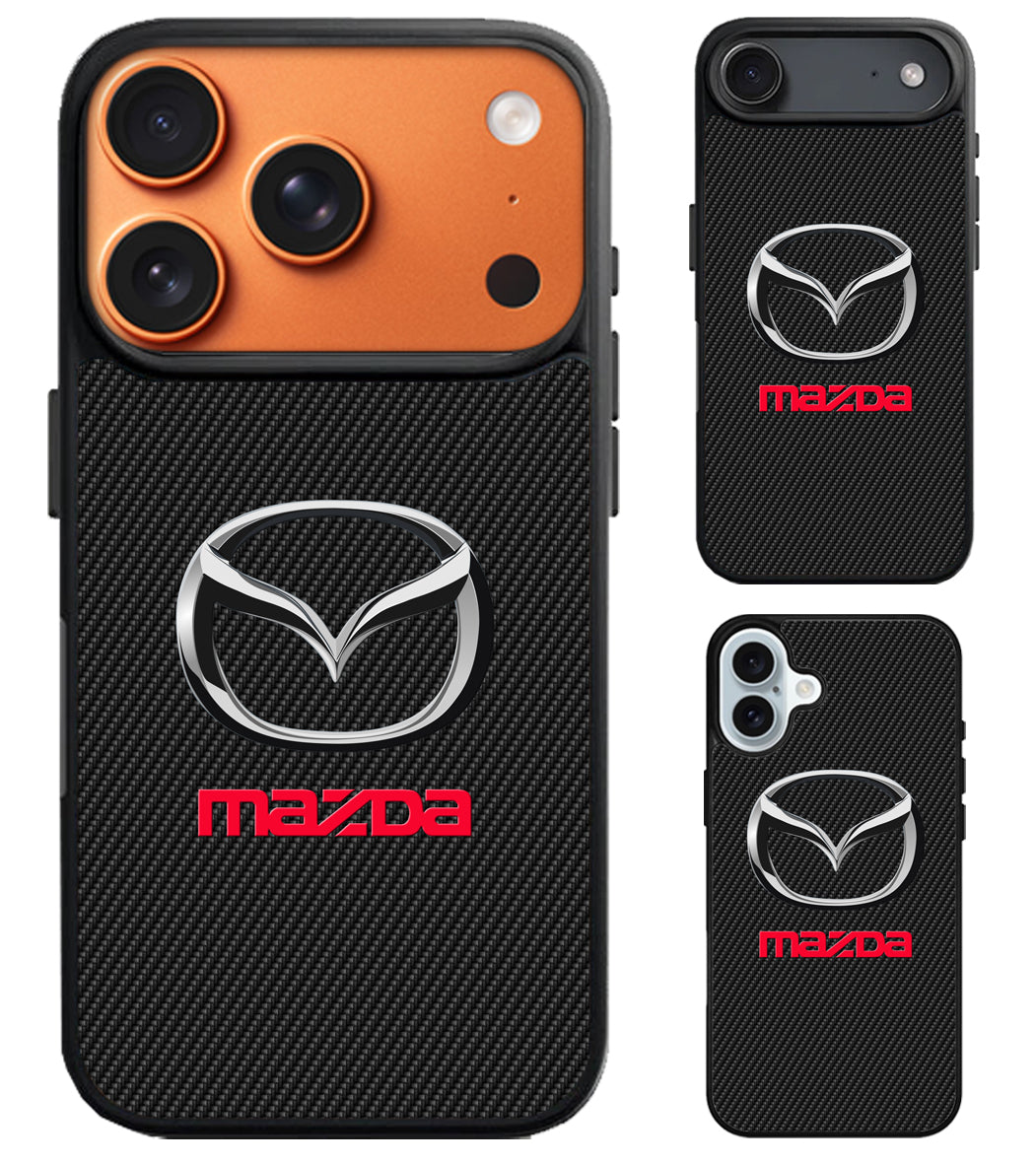 Mazda Black Carbon iPhone Air | iPhone 17 | 17 Pro | 17 Pro Max Case