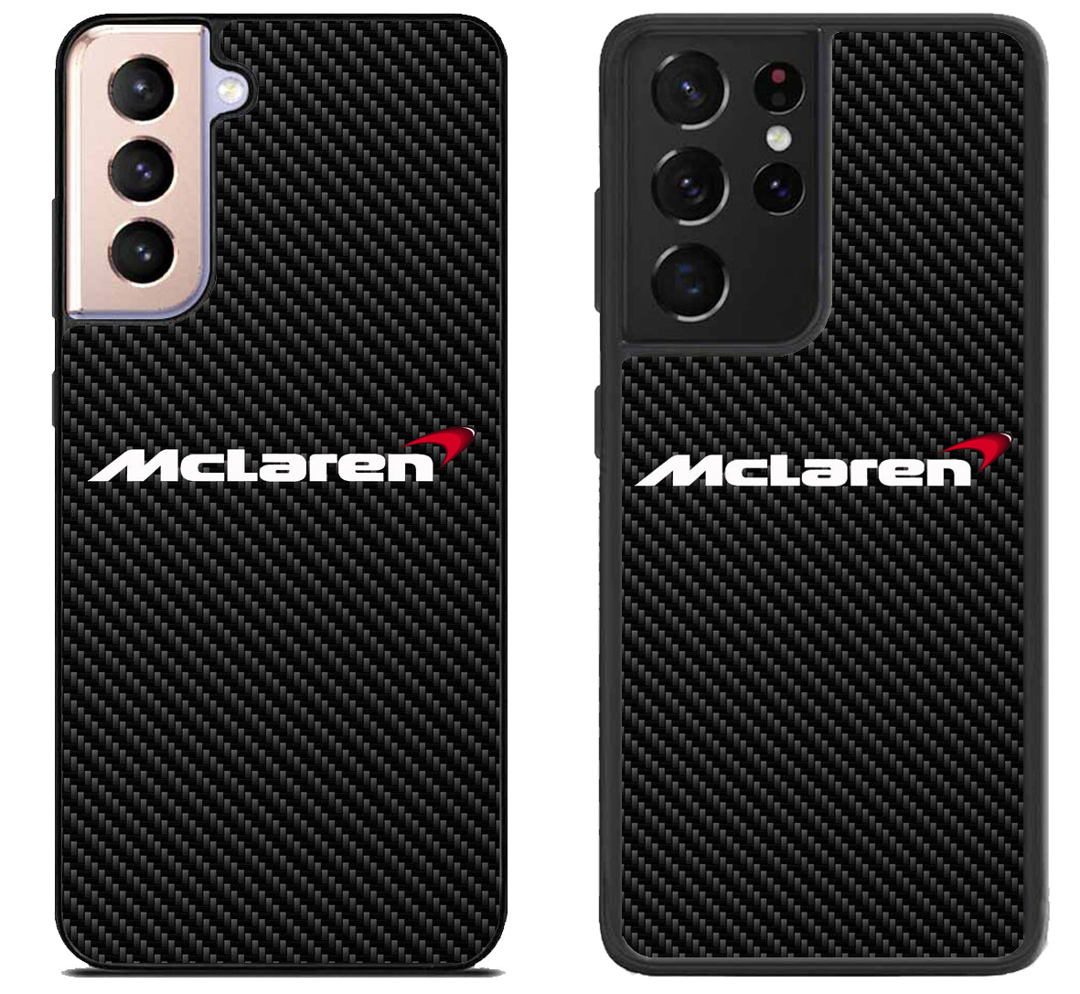 Mclaren Black Carbon Samsung Galaxy S21 | S21 FE | S21+ | S21 Ultra Case