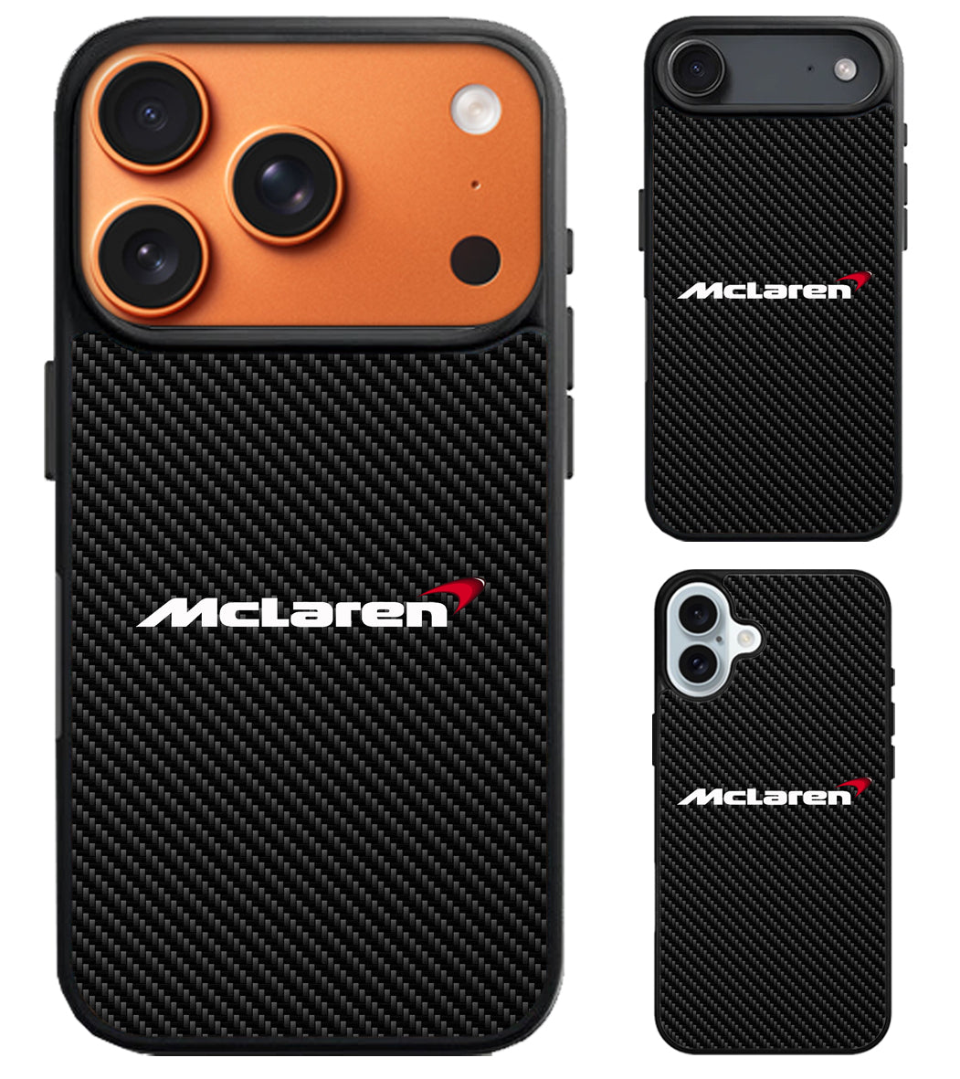 Mclaren Black Carbon iPhone Air | iPhone 17 | 17 Pro | 17 Pro Max Case