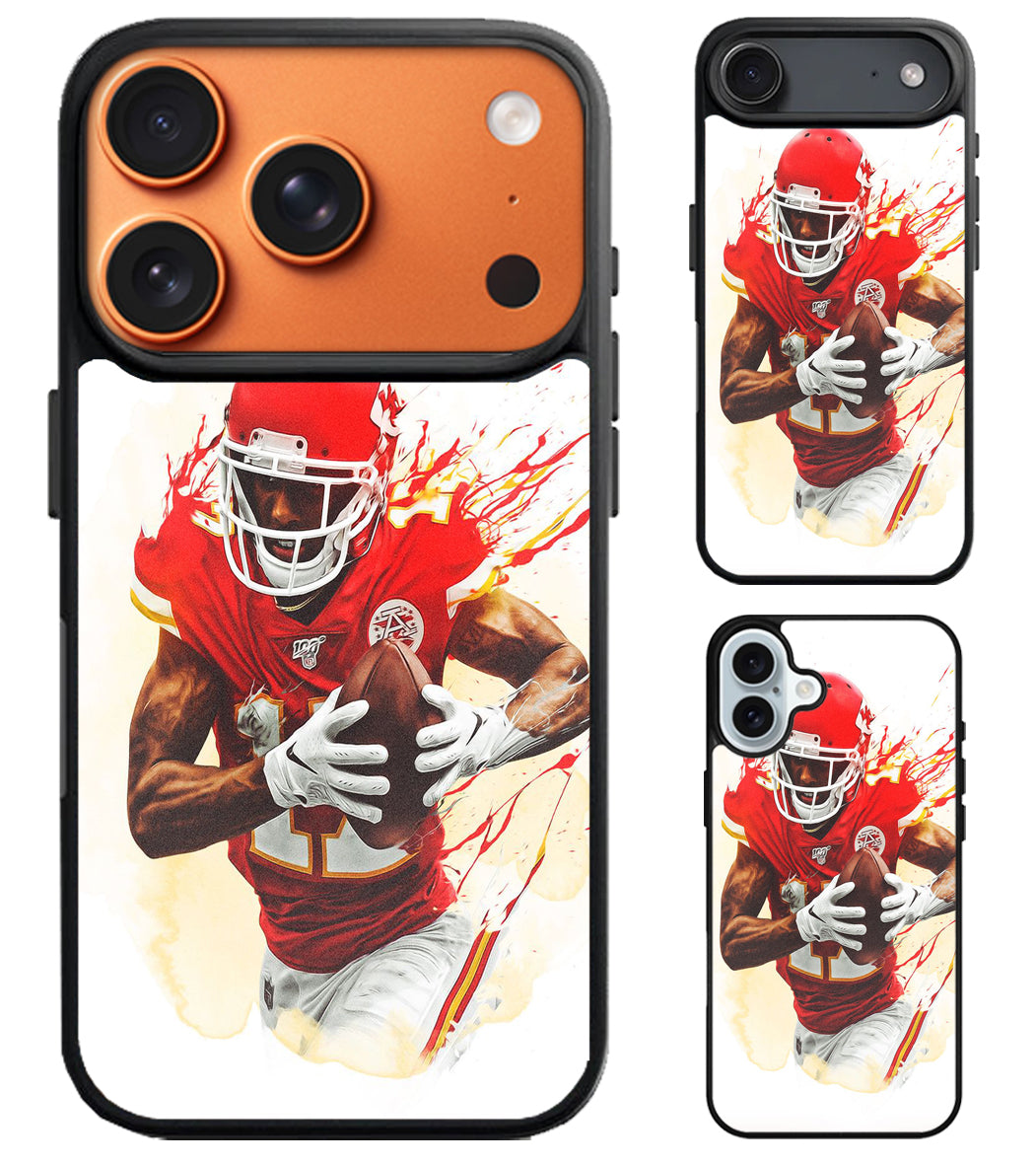 Mecole Hardman Kansas City Chiefs iPhone Air | iPhone 17 | 17 Pro | 17 Pro Max Case