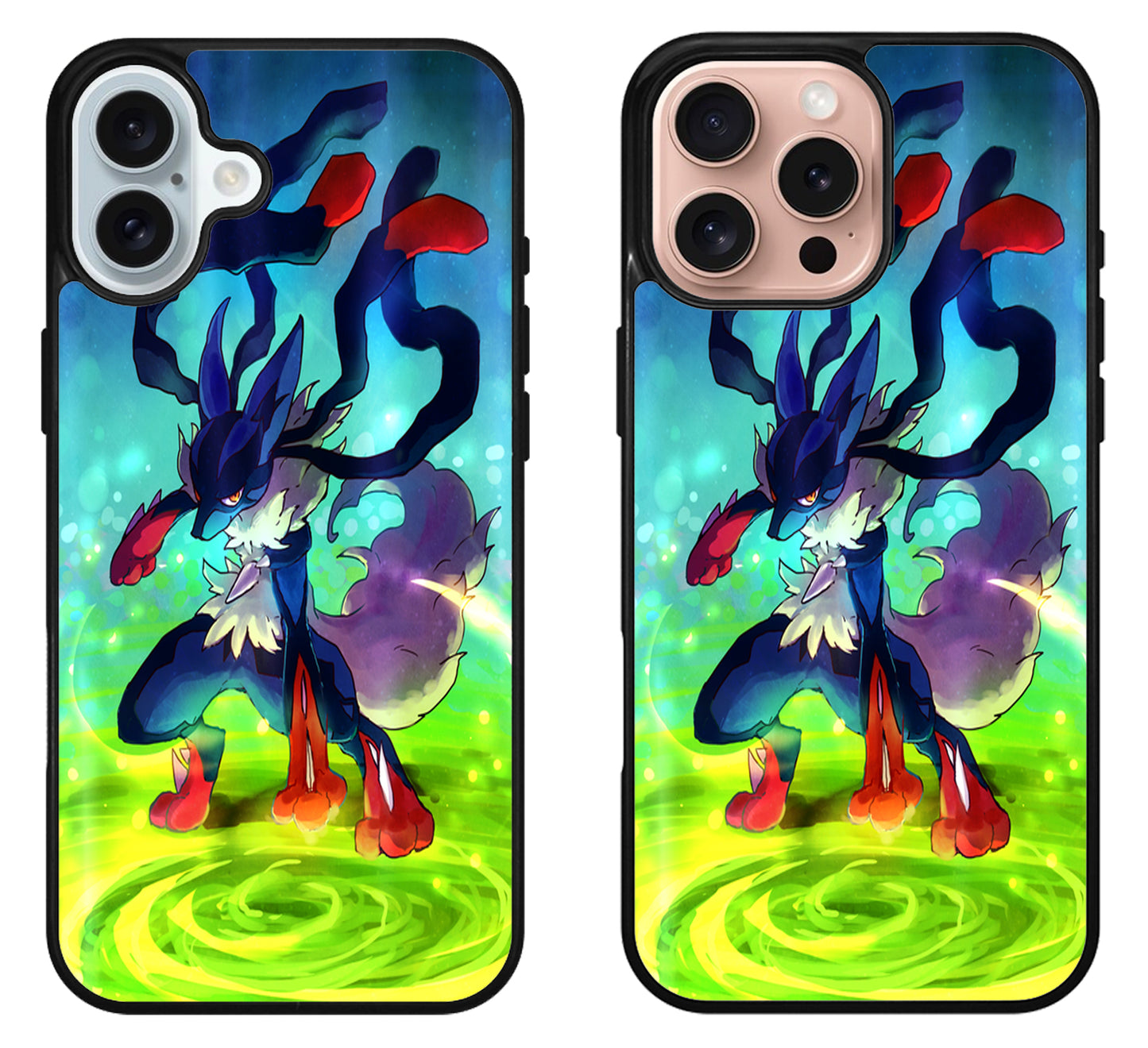 Mega Lucario Pokemon iPhone 16 | 16 Plus | 16 Pro | 16 Pro Max Case
