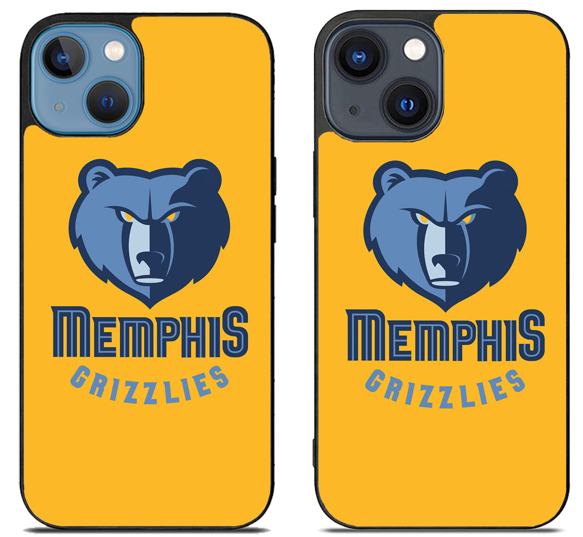 Memphis Grizzlies Logo Yellow iPhone 15 | iPhone 15 Plus Case