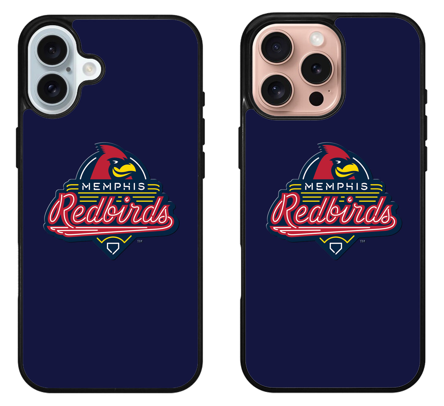 Memphis Redbirds Cover iPhone 16 | 16 Plus | 16 Pro | 16 Pro Max Case