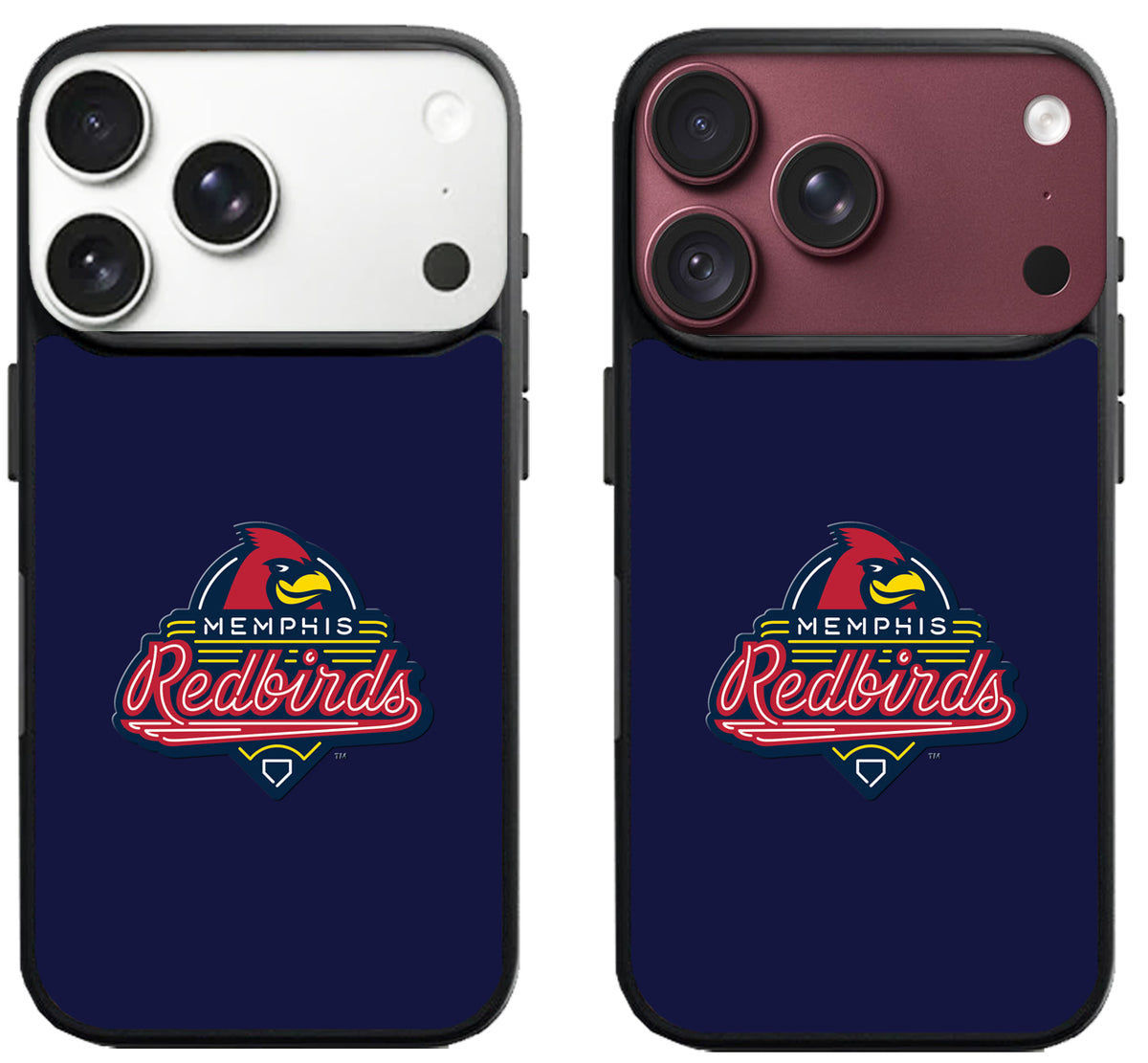 Memphis Redbirds Blue iPhone 18 Pro | 18 Pro Max Case