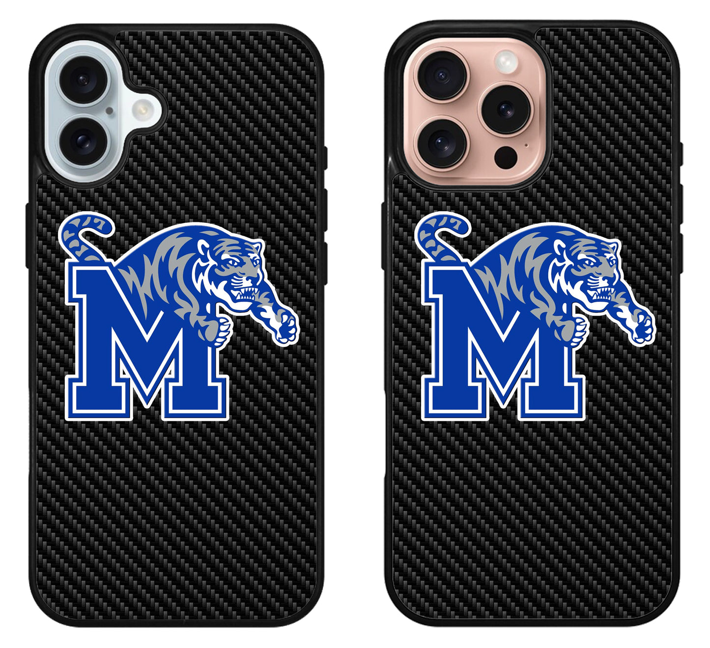 Memphis Tigers Carbon iPhone 16 | 16 Plus | 16 Pro | 16 Pro Max Case