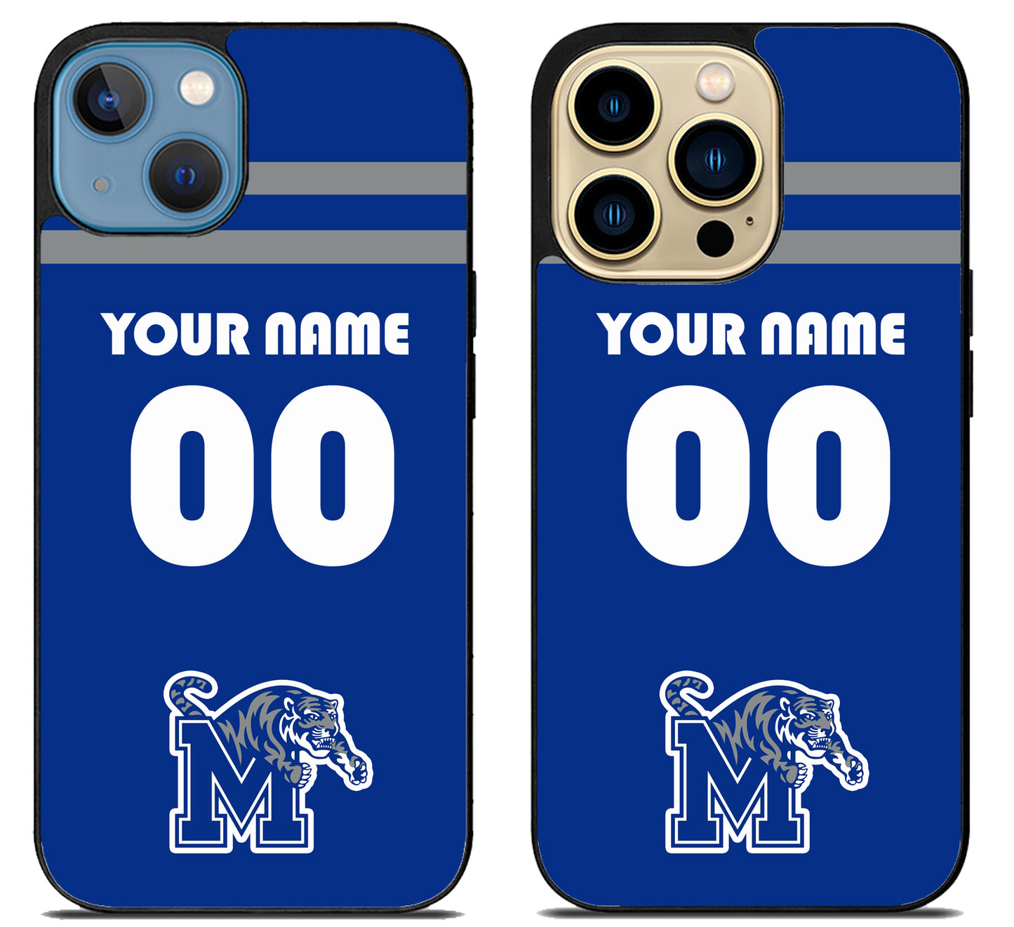 Custom Personalized Memphis Tigers iPhone 14 | 14 Plus | 14 Pro | 14 Pro Max Case