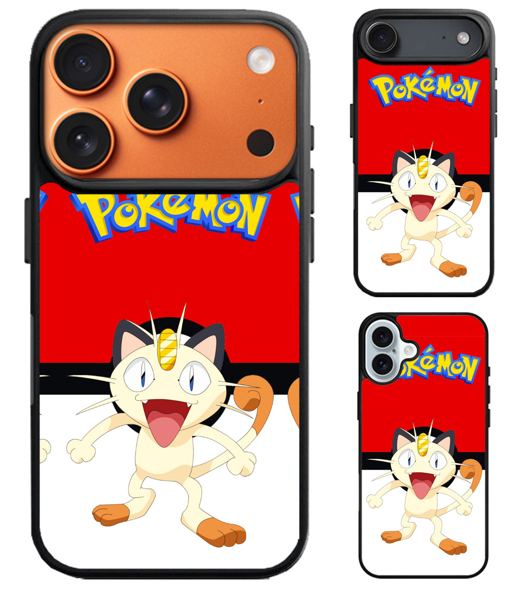 Meowth Pokemon Cool iPhone Air | iPhone 17 | 17 Pro | 17 Pro Max Case