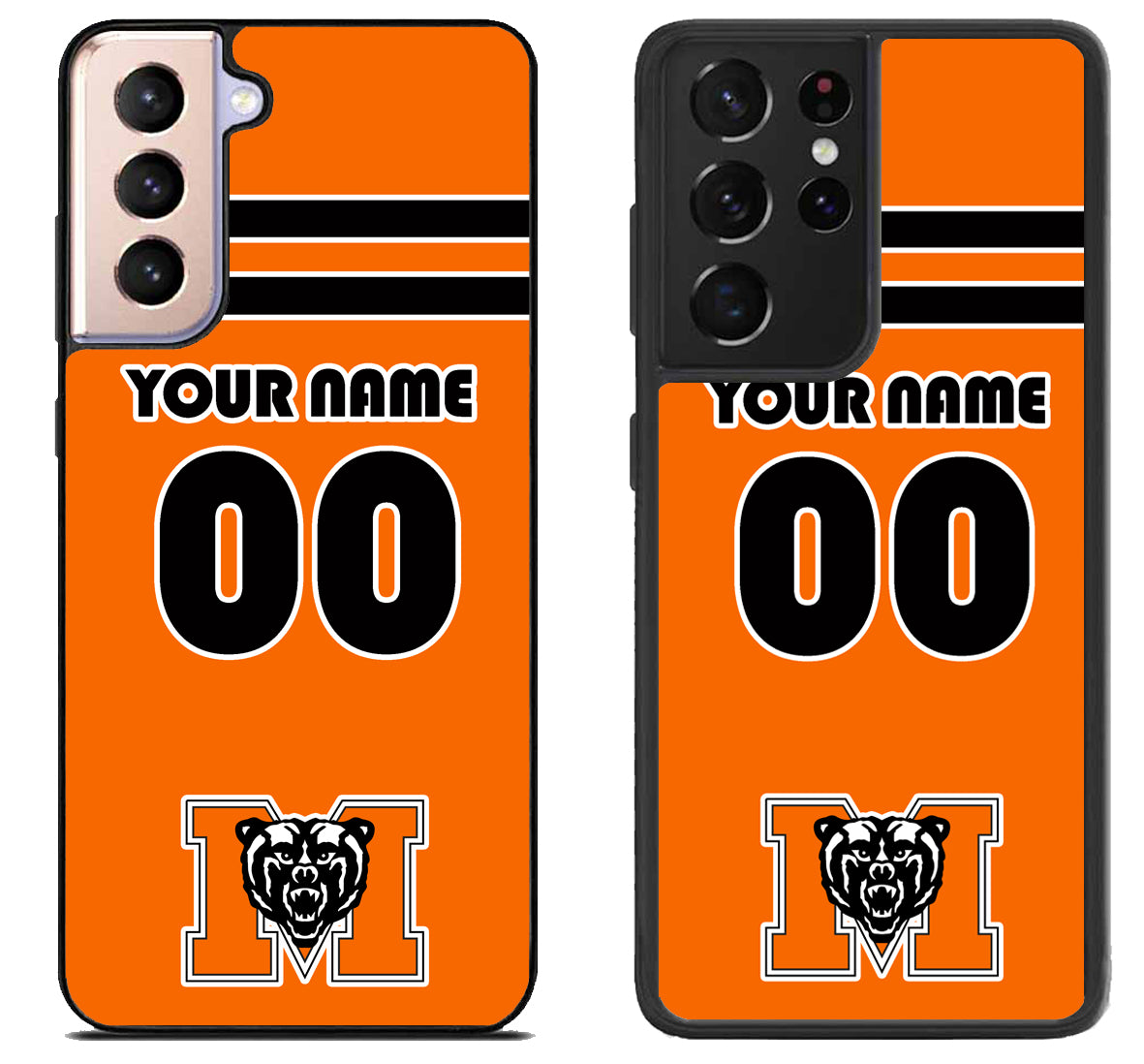 Custom Personalized Mercer Bears Samsung Galaxy S21 | S21 FE | S21+ | S21 Ultra Case