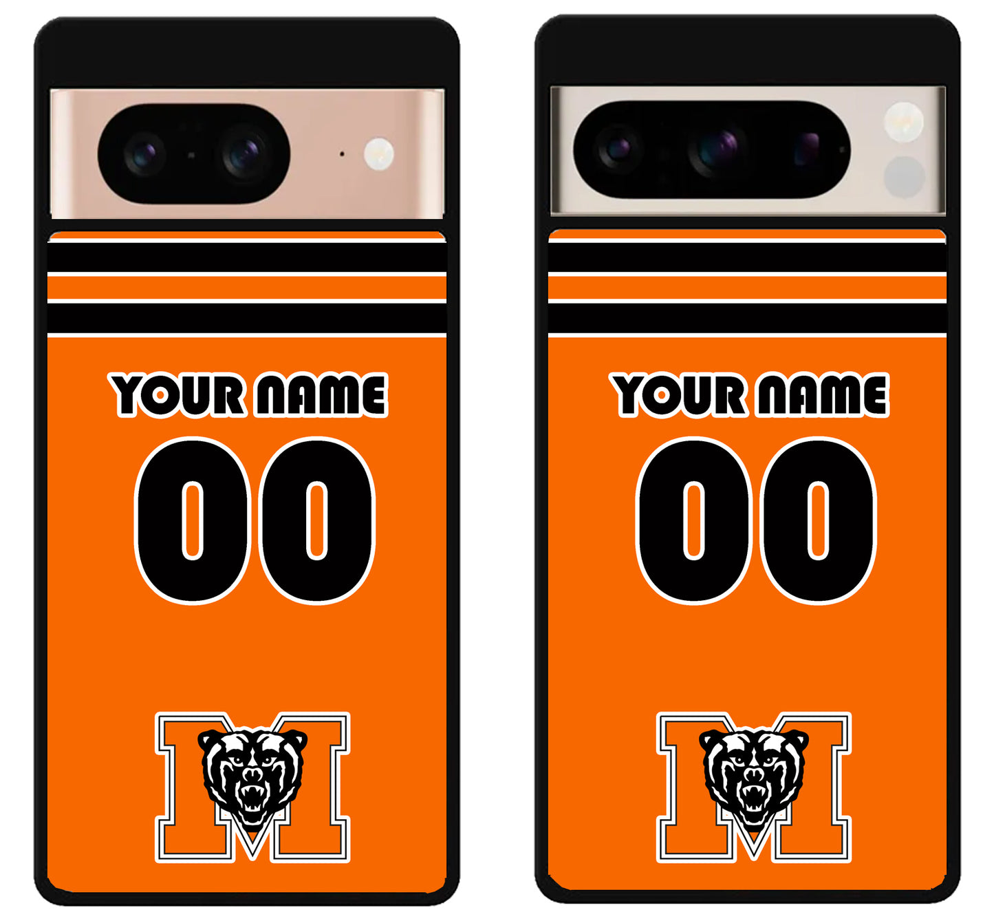 Custom Personalized Mercer Bears Google Pixel 8 | 8 Pro Case