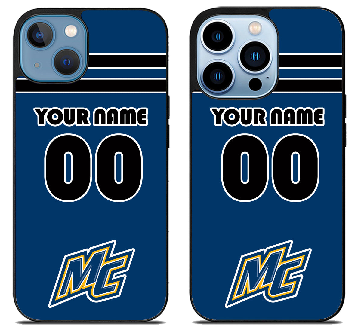 Custom Personalized Merrimack Warriors iPhone 13 | 13 Mini | 13 Pro | 13 Pro Max Case