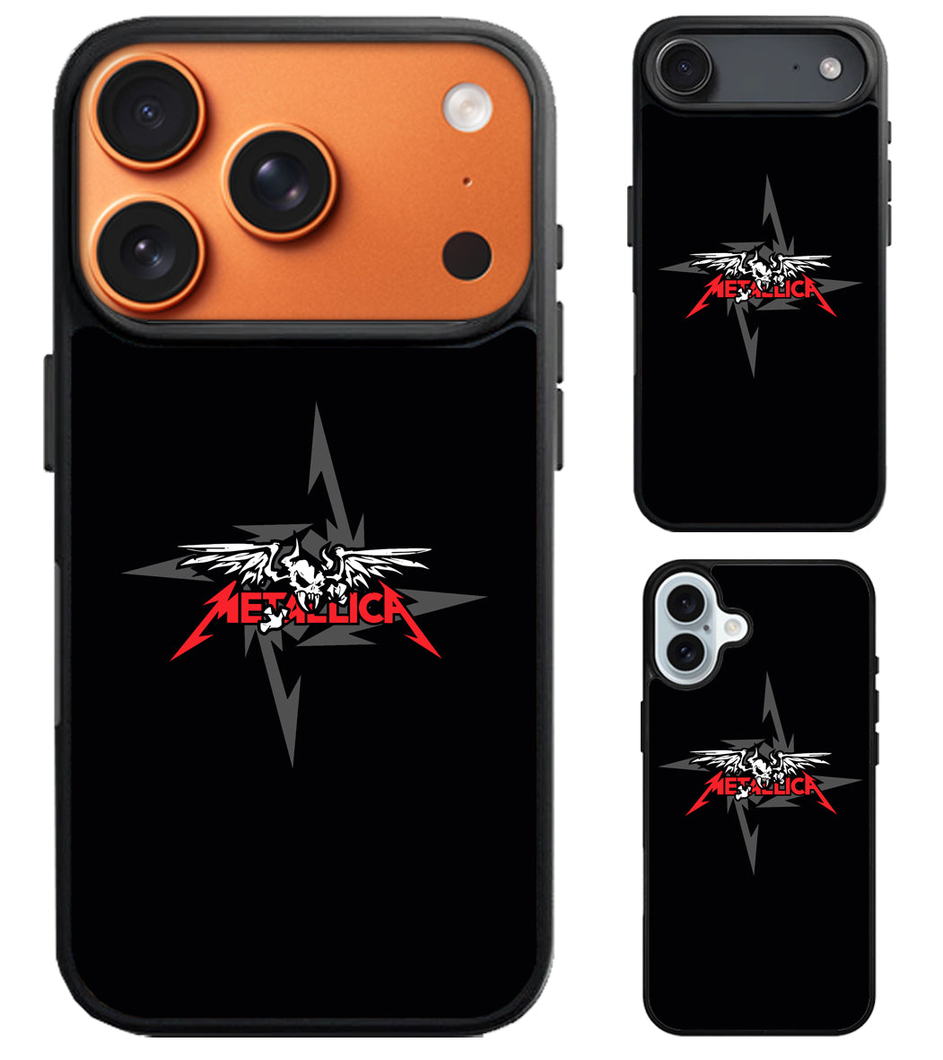 Metallica Logo Black iPhone Air | iPhone 17 | 17 Pro | 17 Pro Max Case