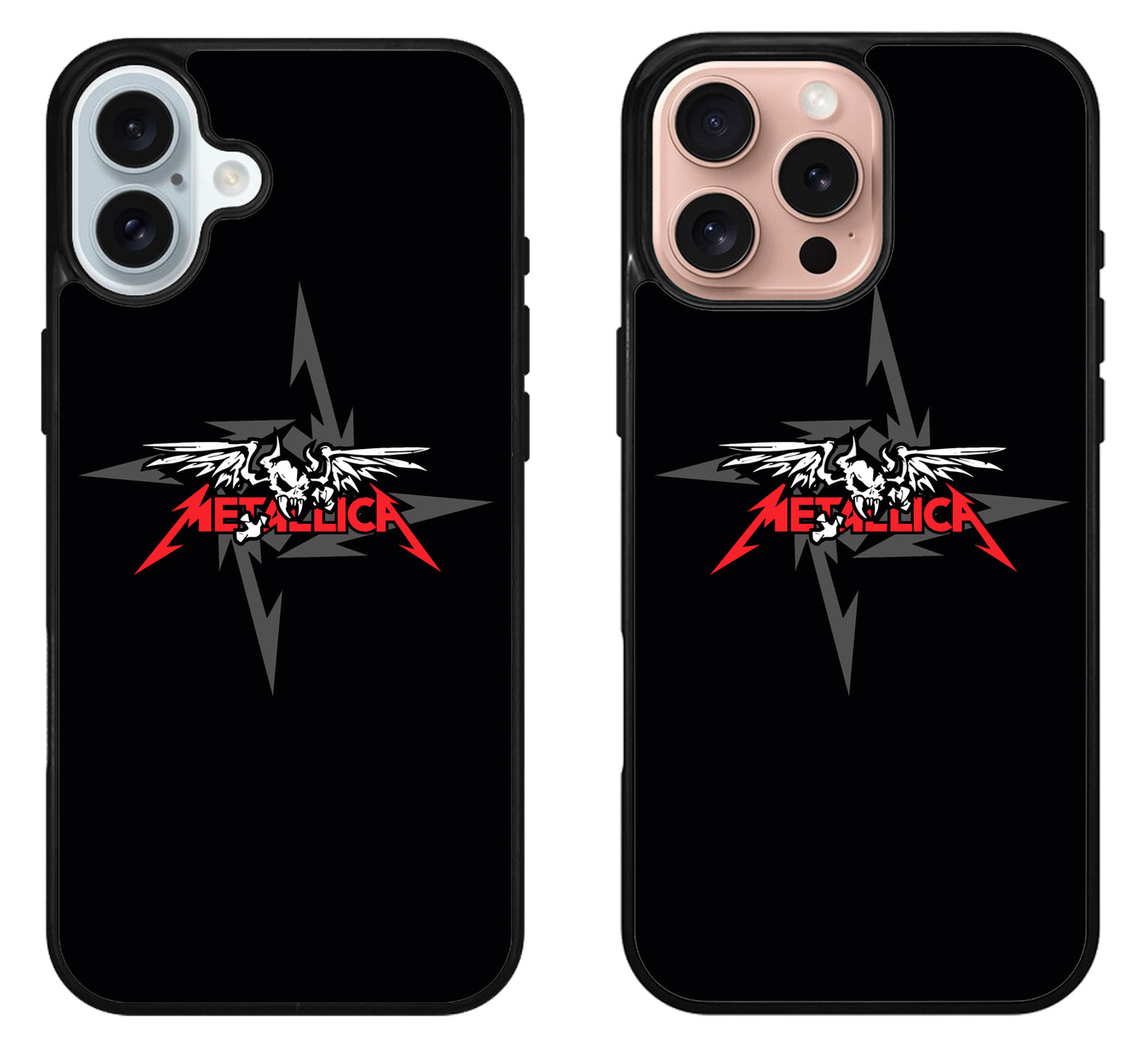 Metallica Logo Black iPhone 16 | 16 Plus | 16 Pro | 16 Pro Max Case