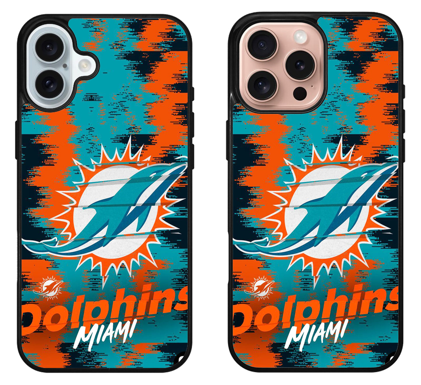 Miami Dolphins Colorfull iPhone 16 | 16 Plus | 16 Pro | 16 Pro Max Case
