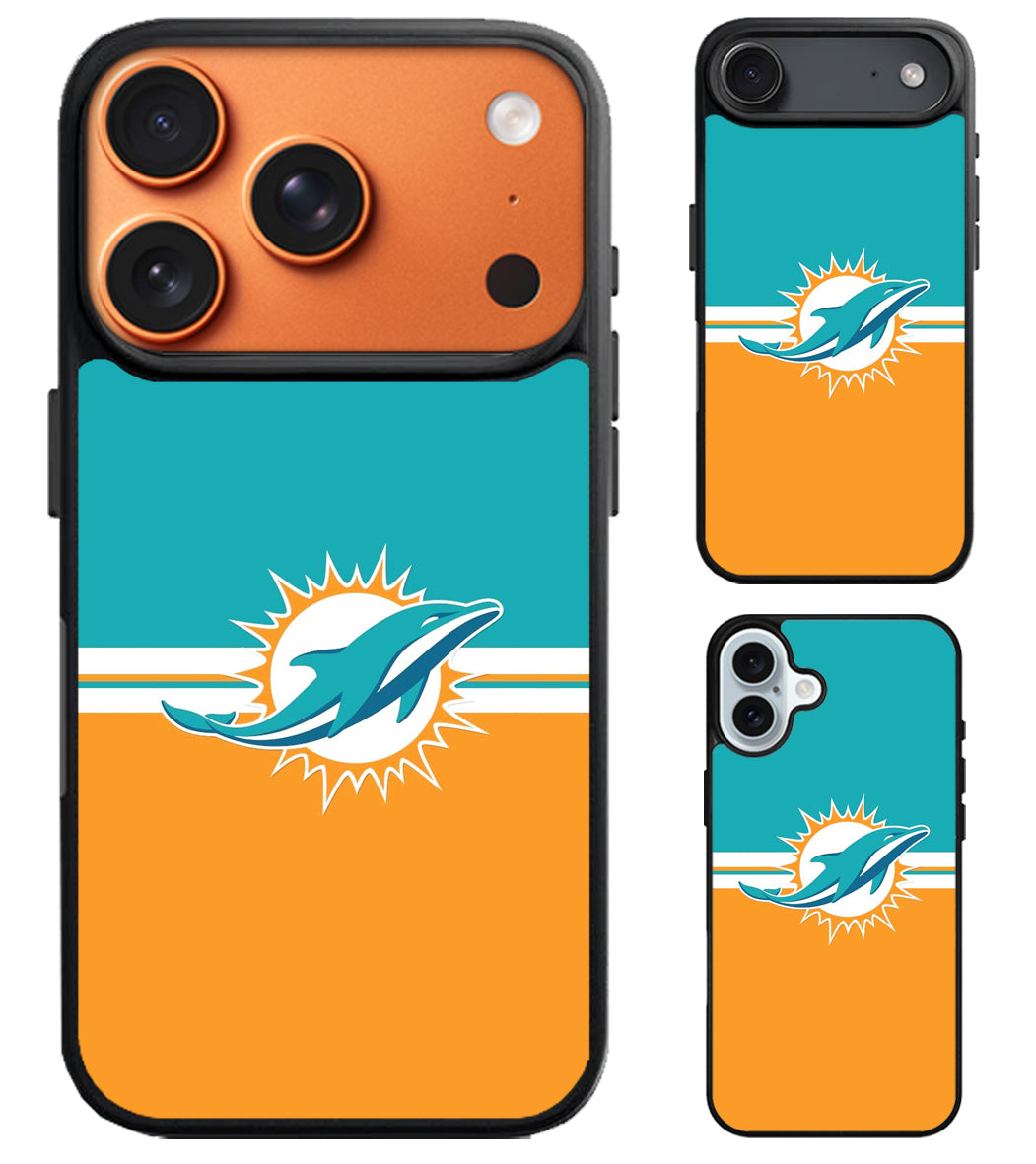 Miami Dolphins Logo iPhone Air | iPhone 17 | 17 Pro | 17 Pro Max Case